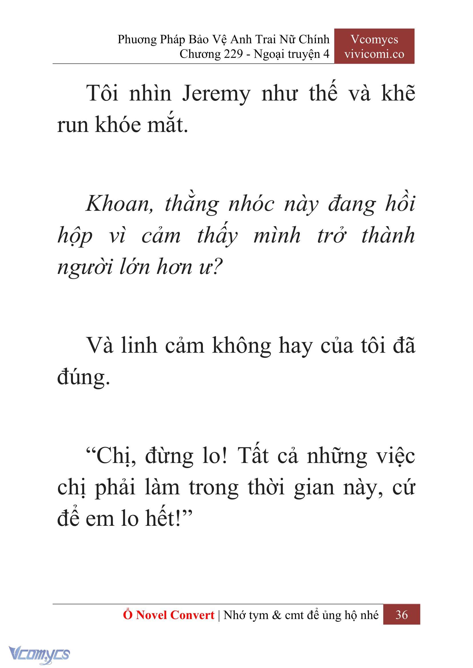 [Novel] Phương Pháp Bảo Vệ Anh Trai Nữ Chính Chap 229 - Trang 2