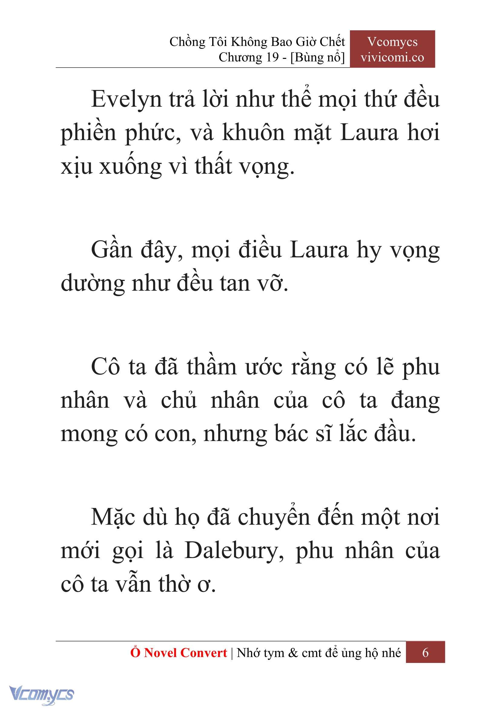 [Novel] Chồng Tôi Không Bao Giờ Chết Chap 19 - Trang 2