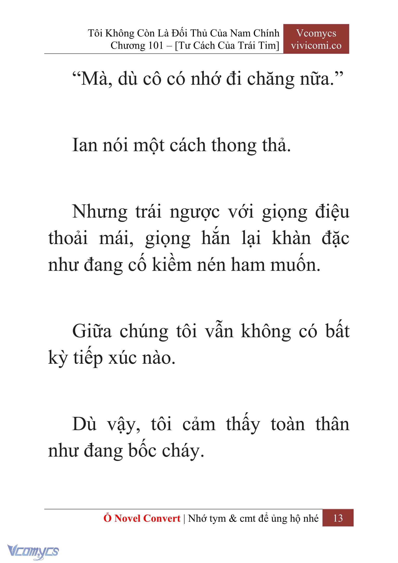 [Novel] Tôi Không Còn Là Đối Thủ Của Nam Chính Chap 101 - Trang 2