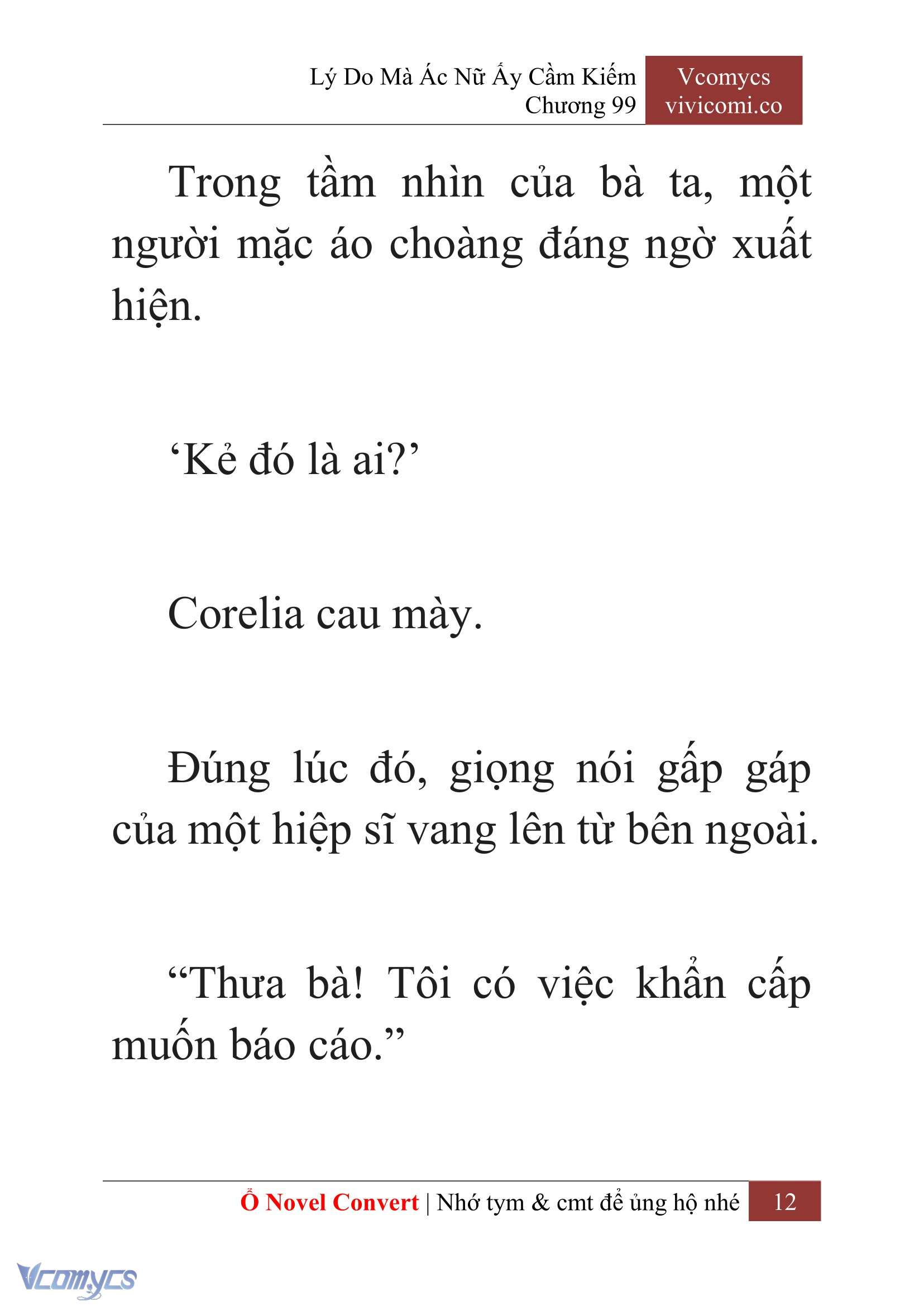 [Novel] Lý Do Mà Ác Nữ Ấy Cầm Kiếm Chap 99 - Trang 2