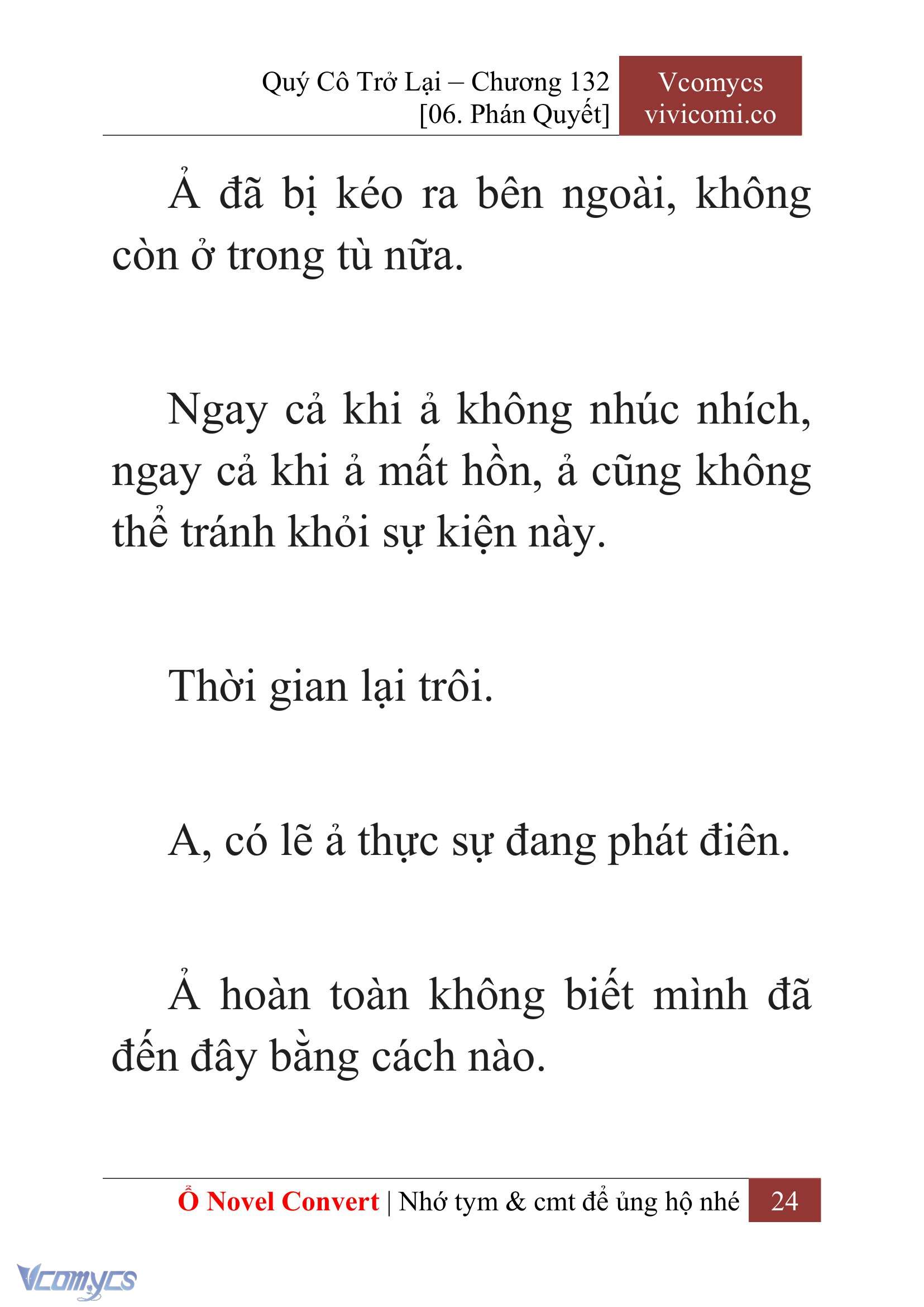 [Novel] Quý Cô Trở Lại Chap 132 - Trang 2