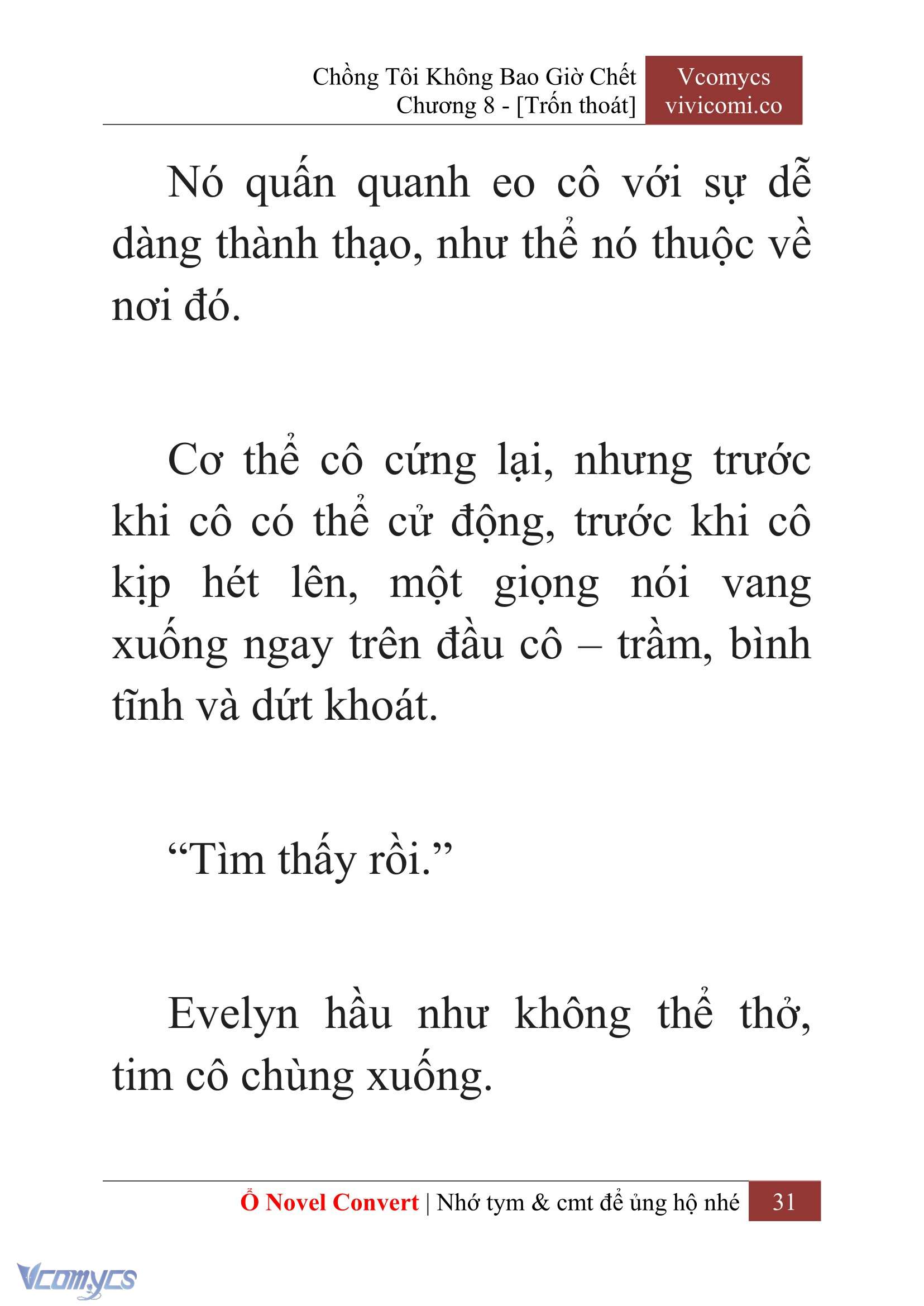 [Novel] Chồng Tôi Không Bao Giờ Chết Chap 8 - Trang 2