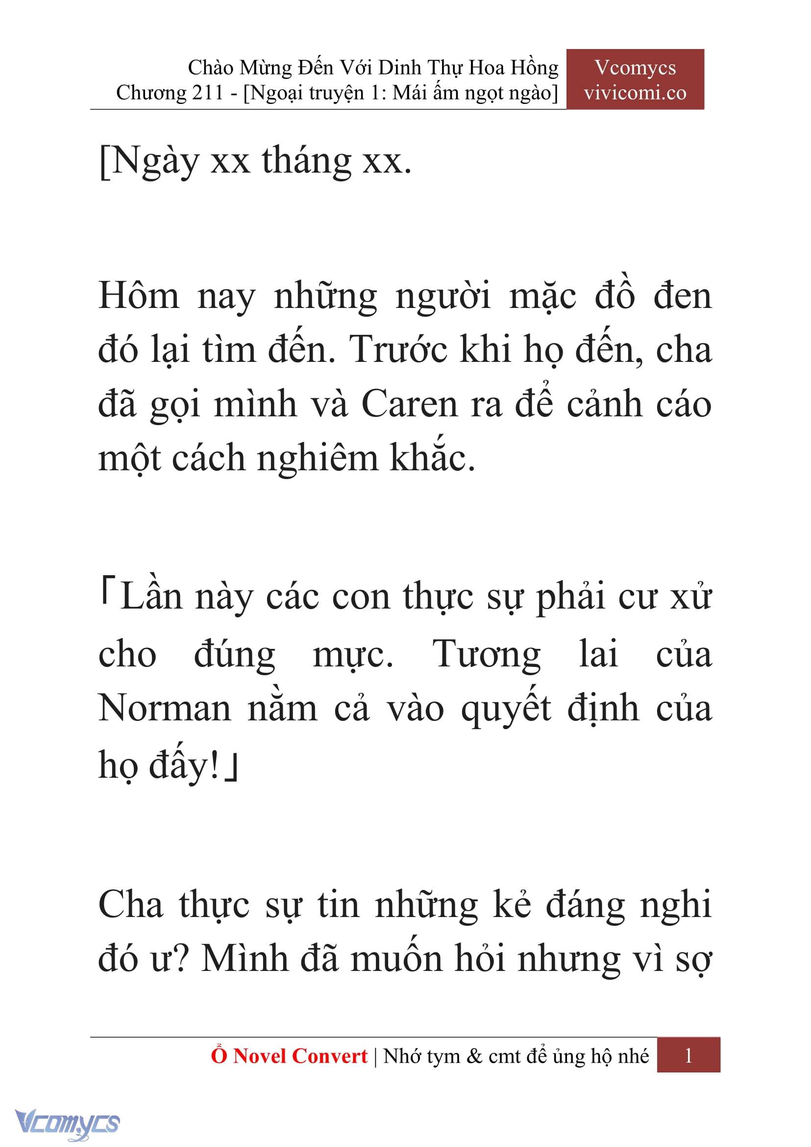 [Novel] Chào Mừng Đến Với Dinh Thự Hoa Hồng Chap 211 - Trang 2