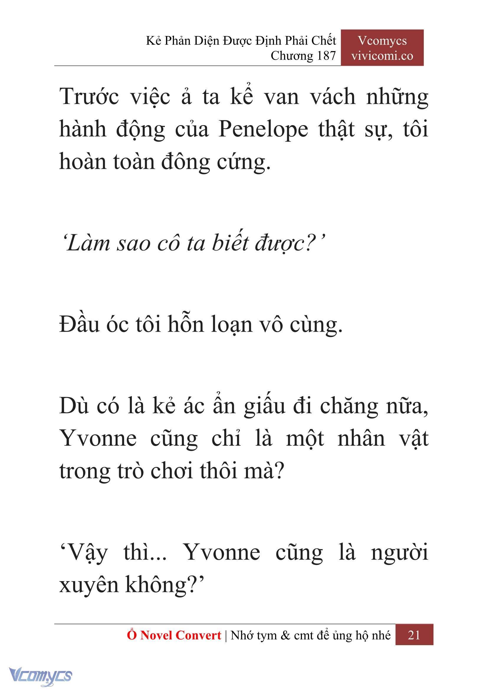 [Novel] Kẻ Phản Diện Được Định Phải Chết Chap 187 - Next Chap 188