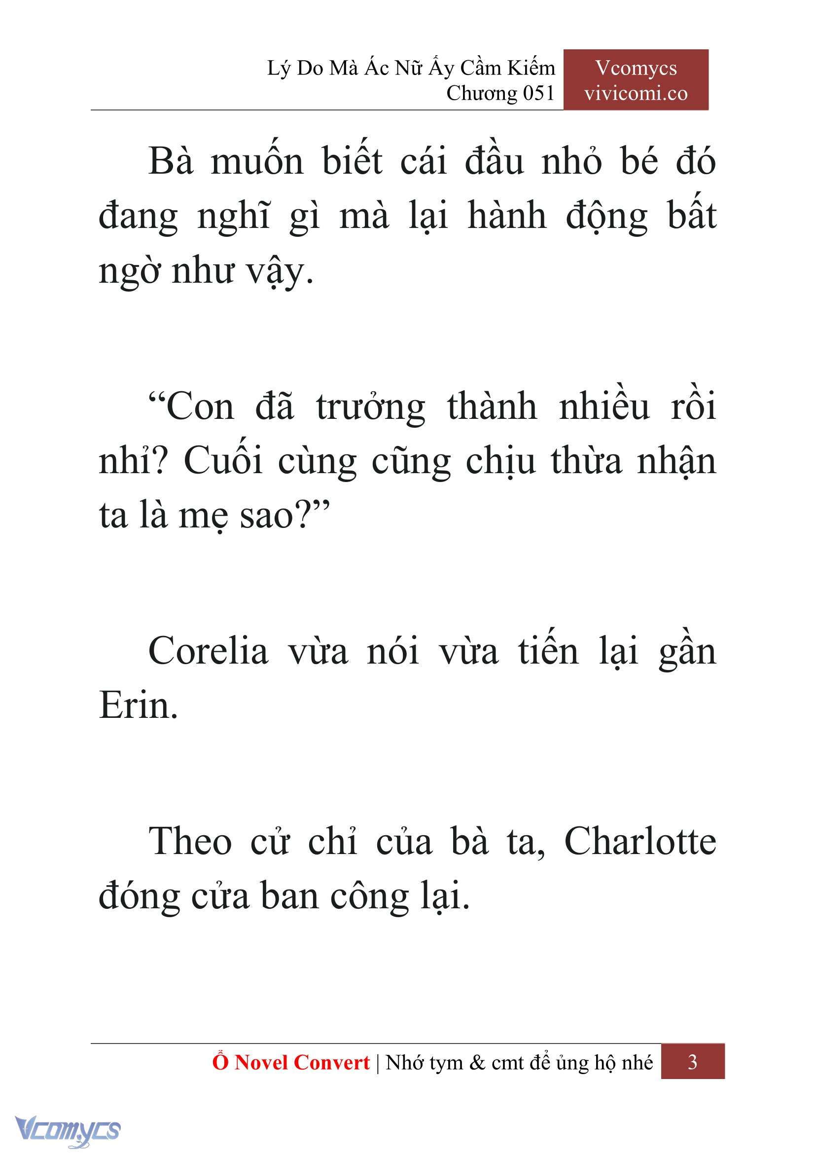 [Novel] Lý Do Mà Ác Nữ Ấy Cầm Kiếm Chap 51 - Trang 2
