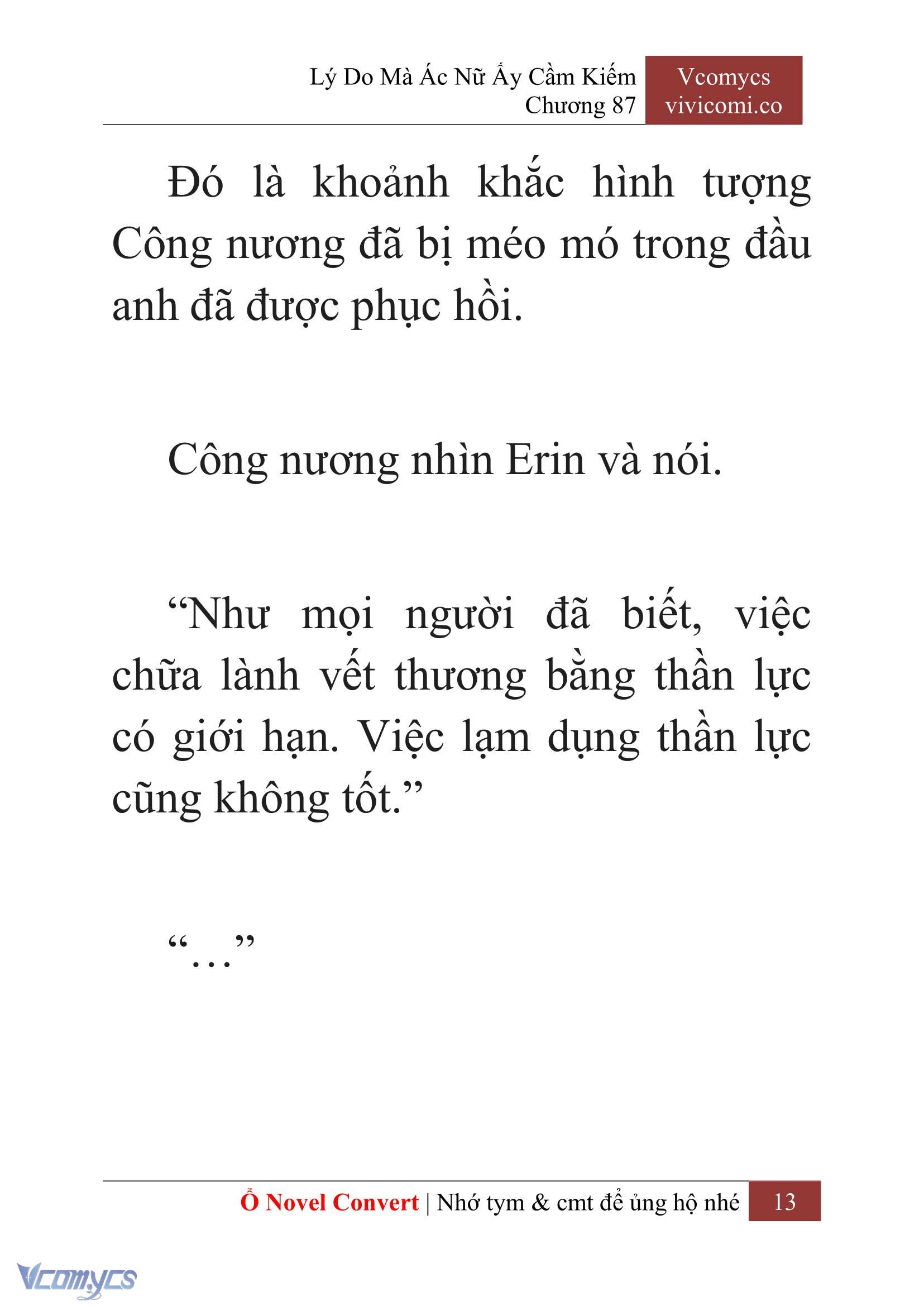 [Novel] Lý Do Mà Ác Nữ Ấy Cầm Kiếm Chap 87 - Trang 2