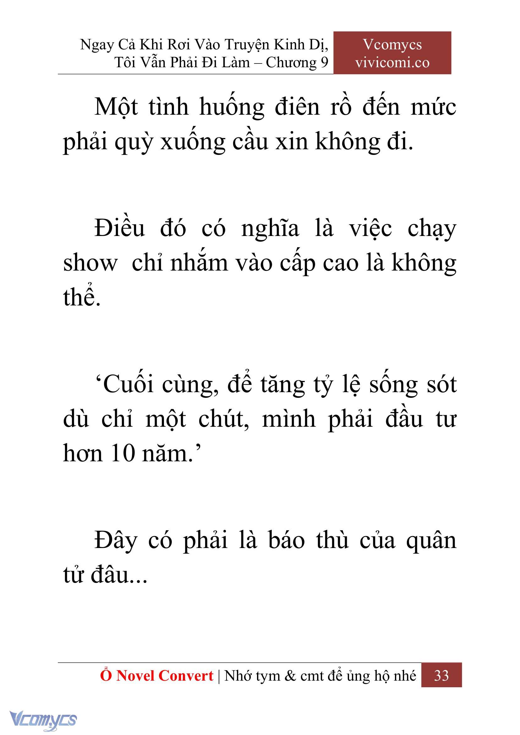 [Novel] Ngay Cả Khi Rơi Vào Truyện Kinh Dị, Tôi Vẫn Phải Đi Làm Chap 9 - Trang 2