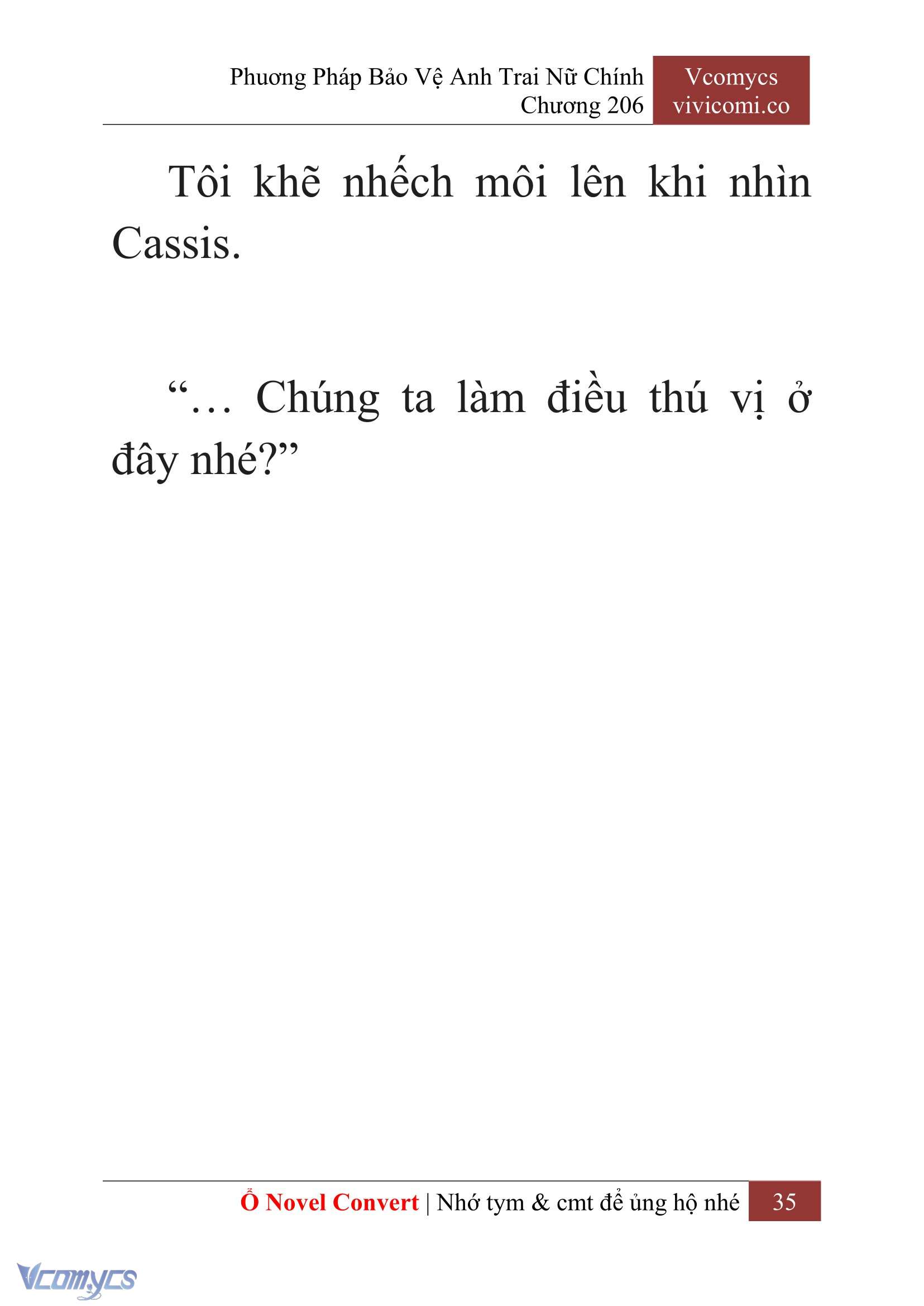 [Novel] Phương Pháp Bảo Vệ Anh Trai Nữ Chính Chap 206 - Trang 2