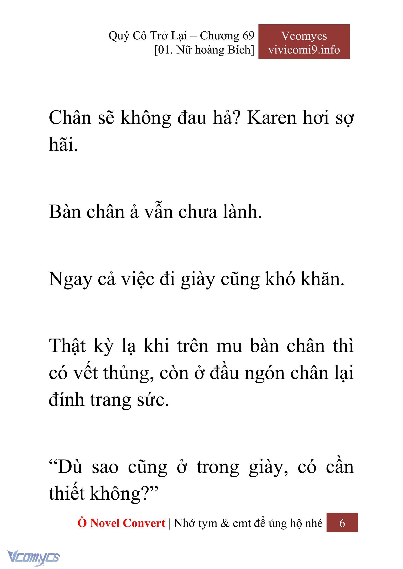[Novel] Quý Cô Trở Lại Chap 69 - Trang 2