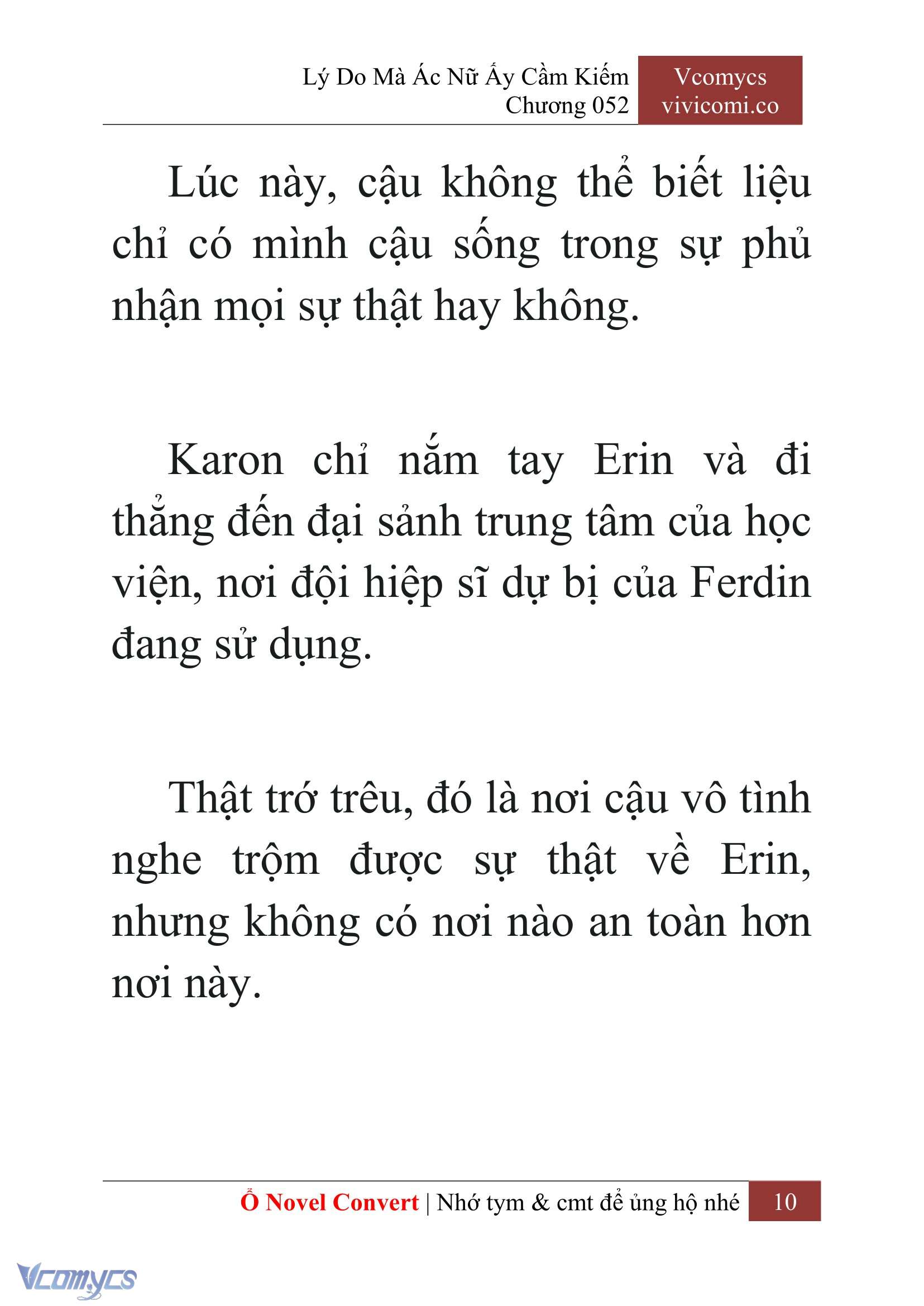 [Novel] Lý Do Mà Ác Nữ Ấy Cầm Kiếm Chap 52 - Trang 2
