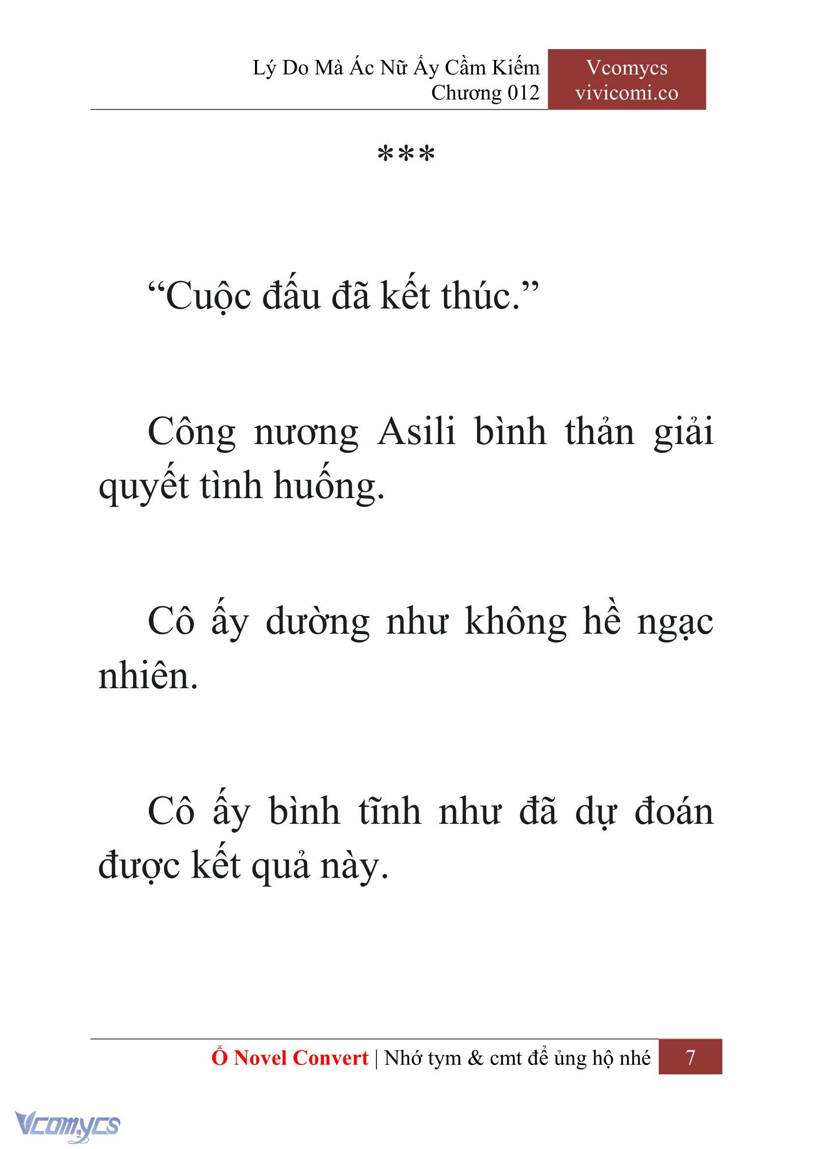 [Novel] Lý Do Mà Ác Nữ Ấy Cầm Kiếm Chap 12 - Trang 2