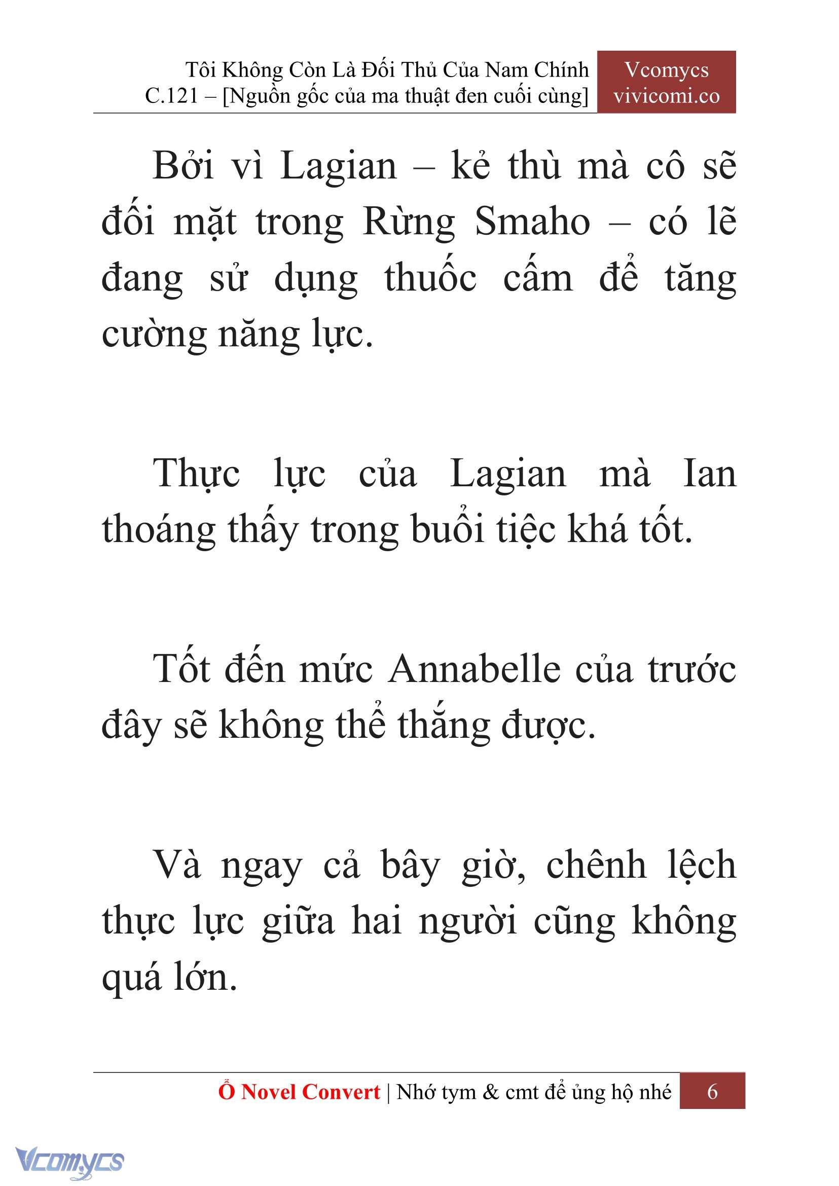 [Novel] Tôi Không Còn Là Đối Thủ Của Nam Chính Chap 121 - Trang 2