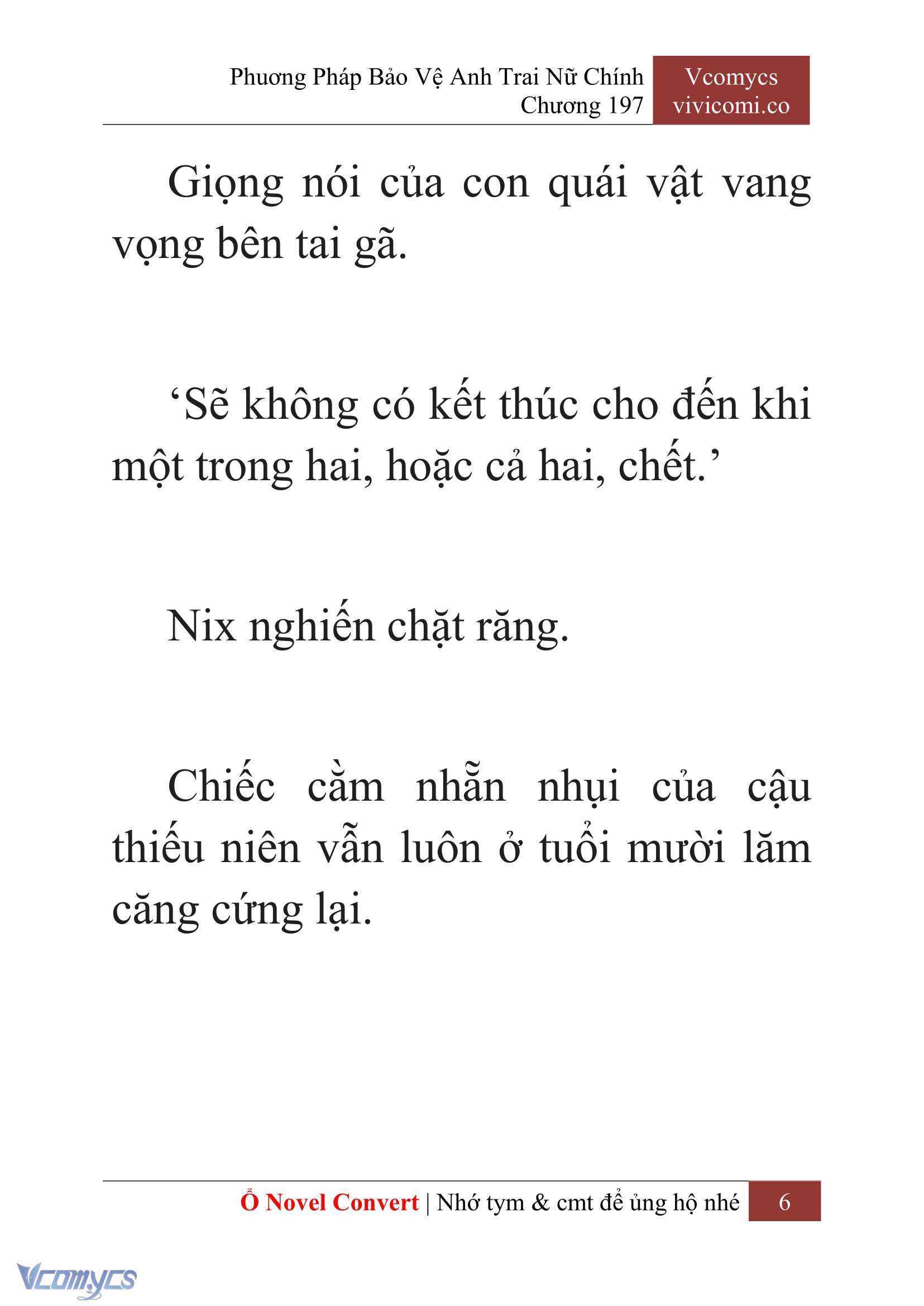 [Novel] Phương Pháp Bảo Vệ Anh Trai Nữ Chính Chap 197 - Trang 2