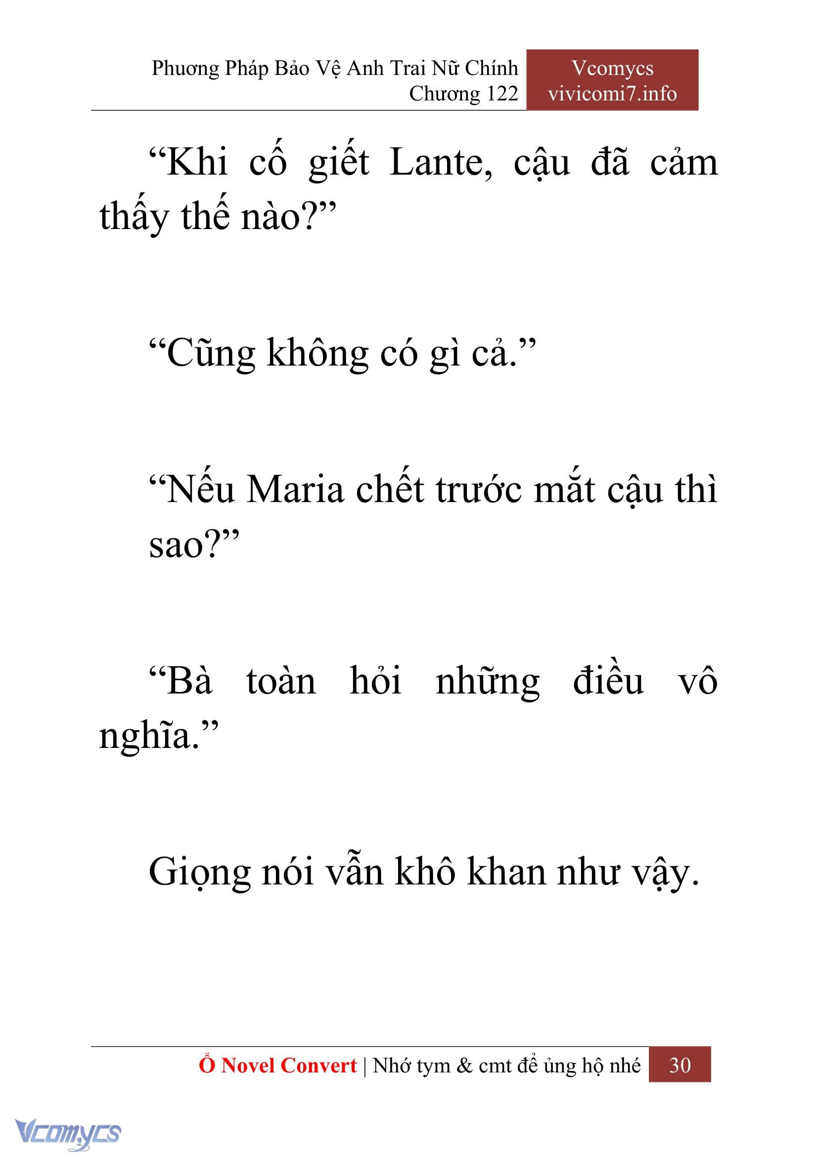 [Novel] Phương Pháp Bảo Vệ Anh Trai Nữ Chính Chap 122 - Trang 2