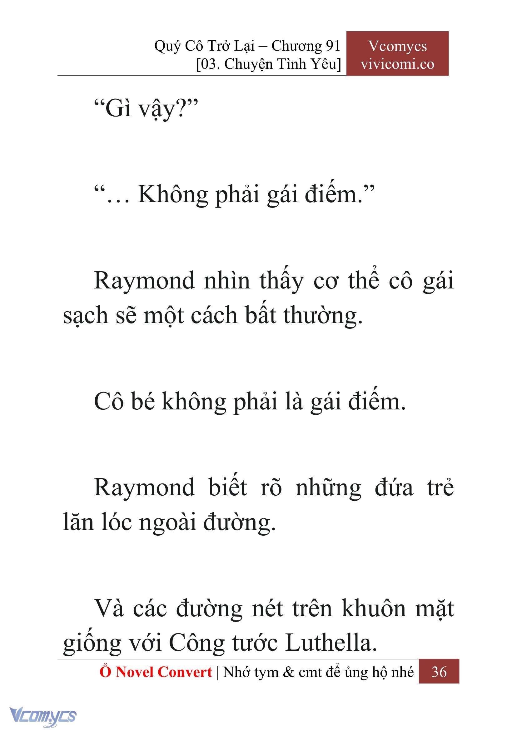 [Novel] Quý Cô Trở Lại Chap 91 - Trang 2