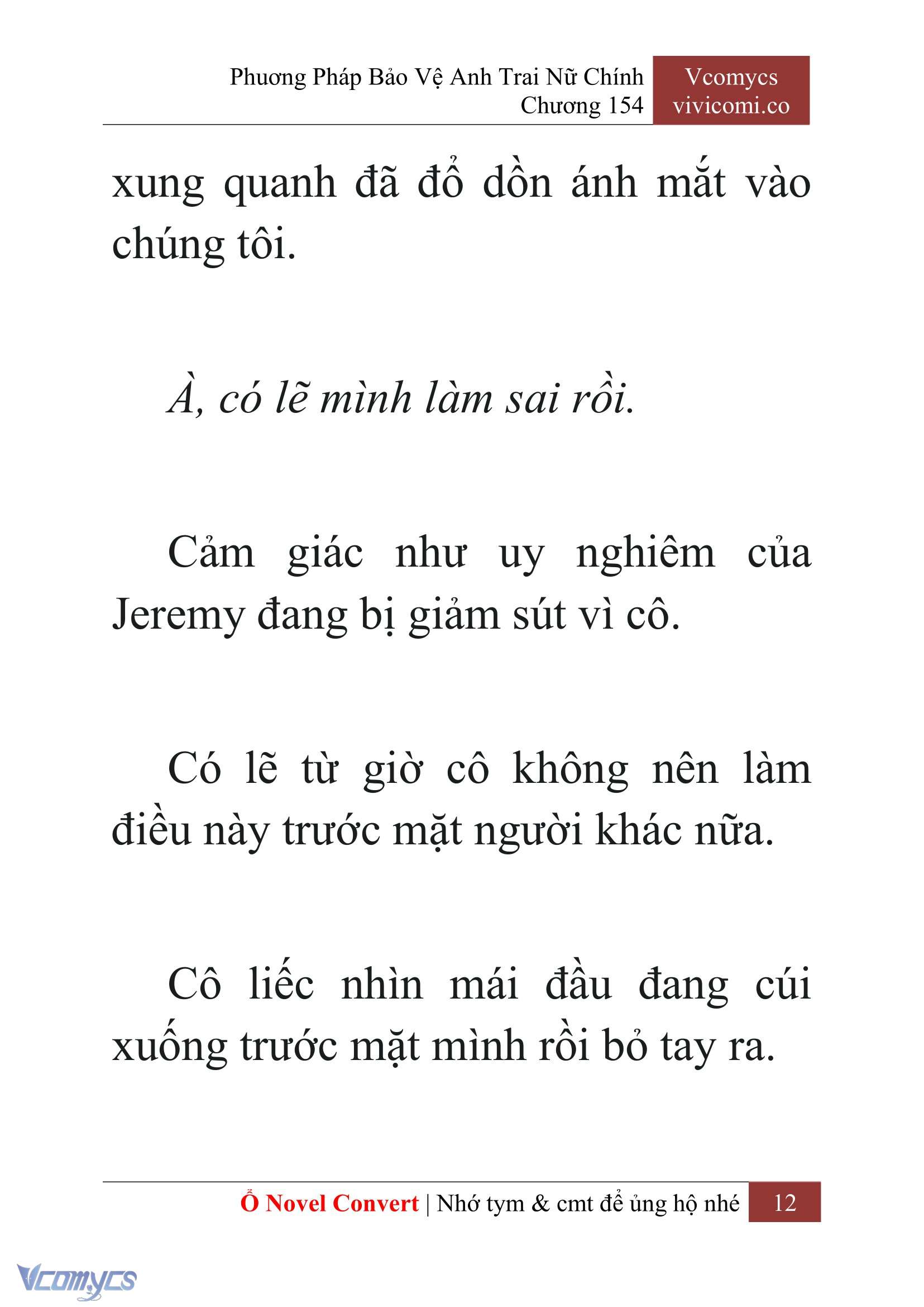 [Novel] Phương Pháp Bảo Vệ Anh Trai Nữ Chính Chap 154 - Trang 2