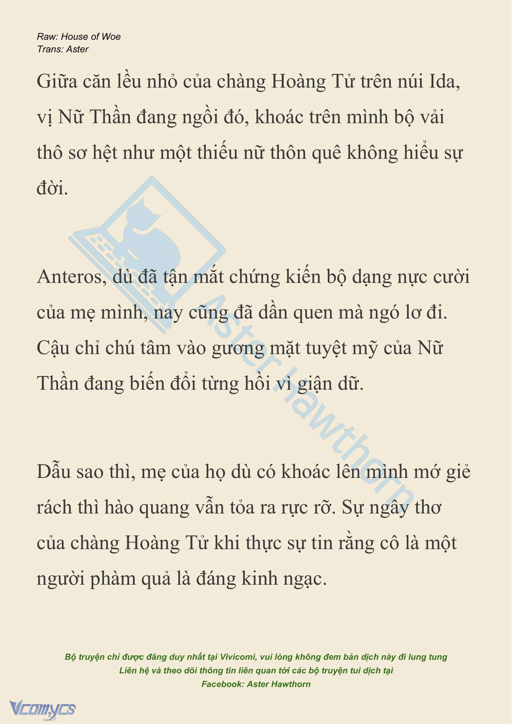 [NOVEL] Dành Cho Các Nữ Thần: Dành cho Psyche Chap 36 - Trang 2