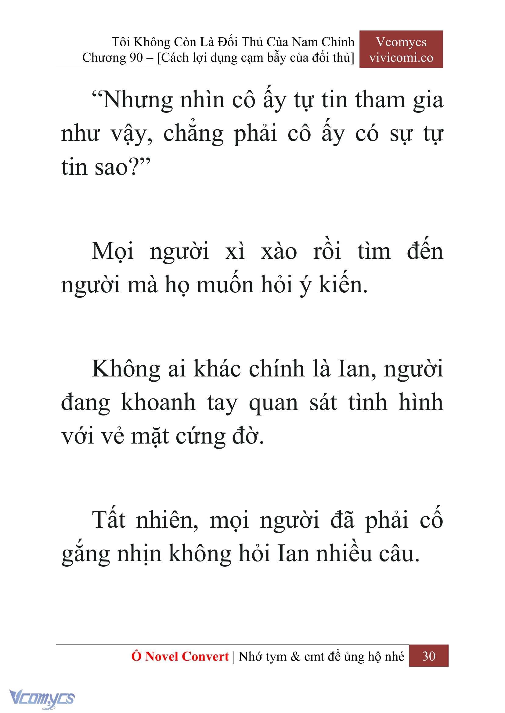 [Novel] Tôi Không Còn Là Đối Thủ Của Nam Chính Chap 90 - Trang 2