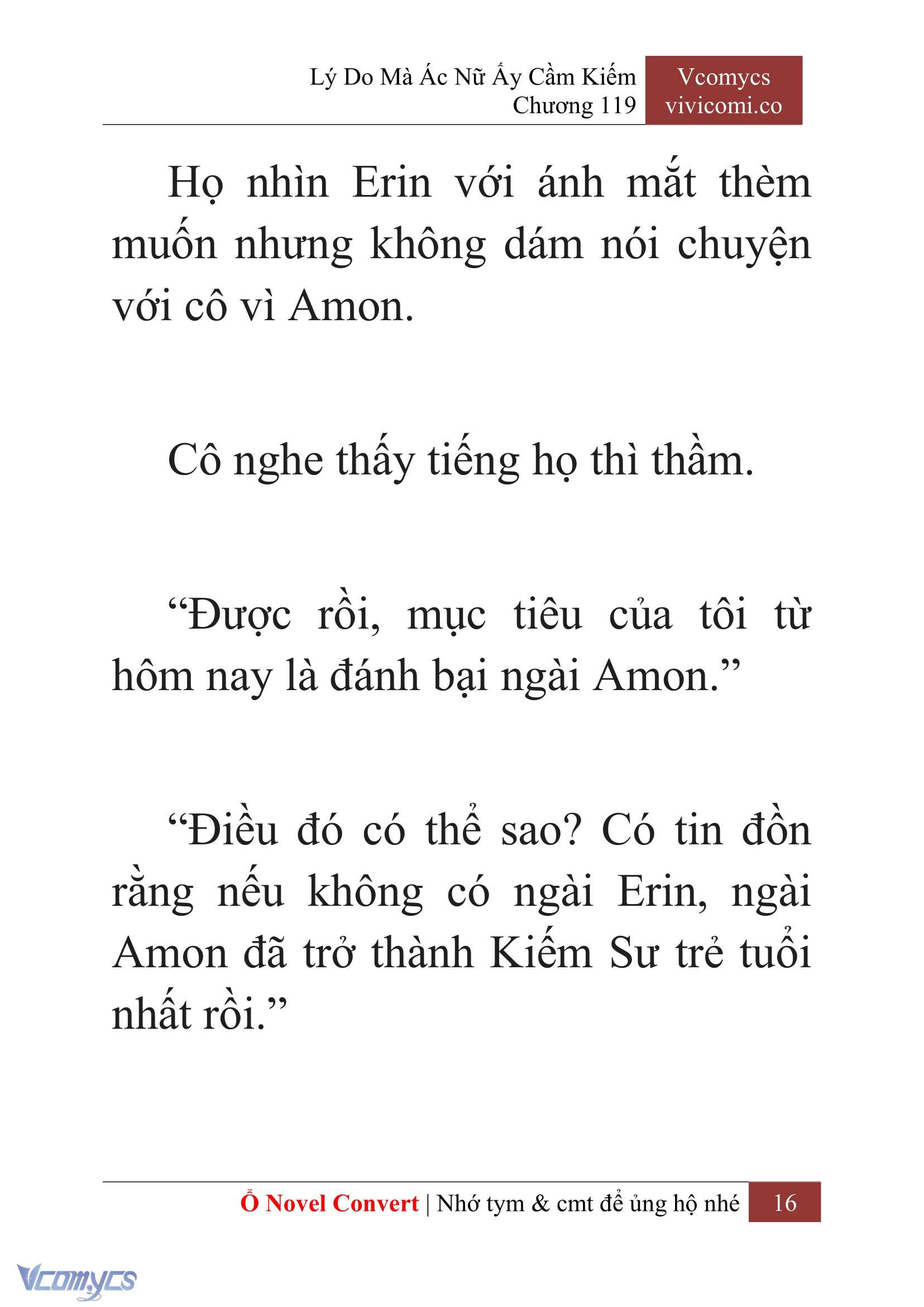[Novel] Lý Do Mà Ác Nữ Ấy Cầm Kiếm Chap 119 - Trang 2