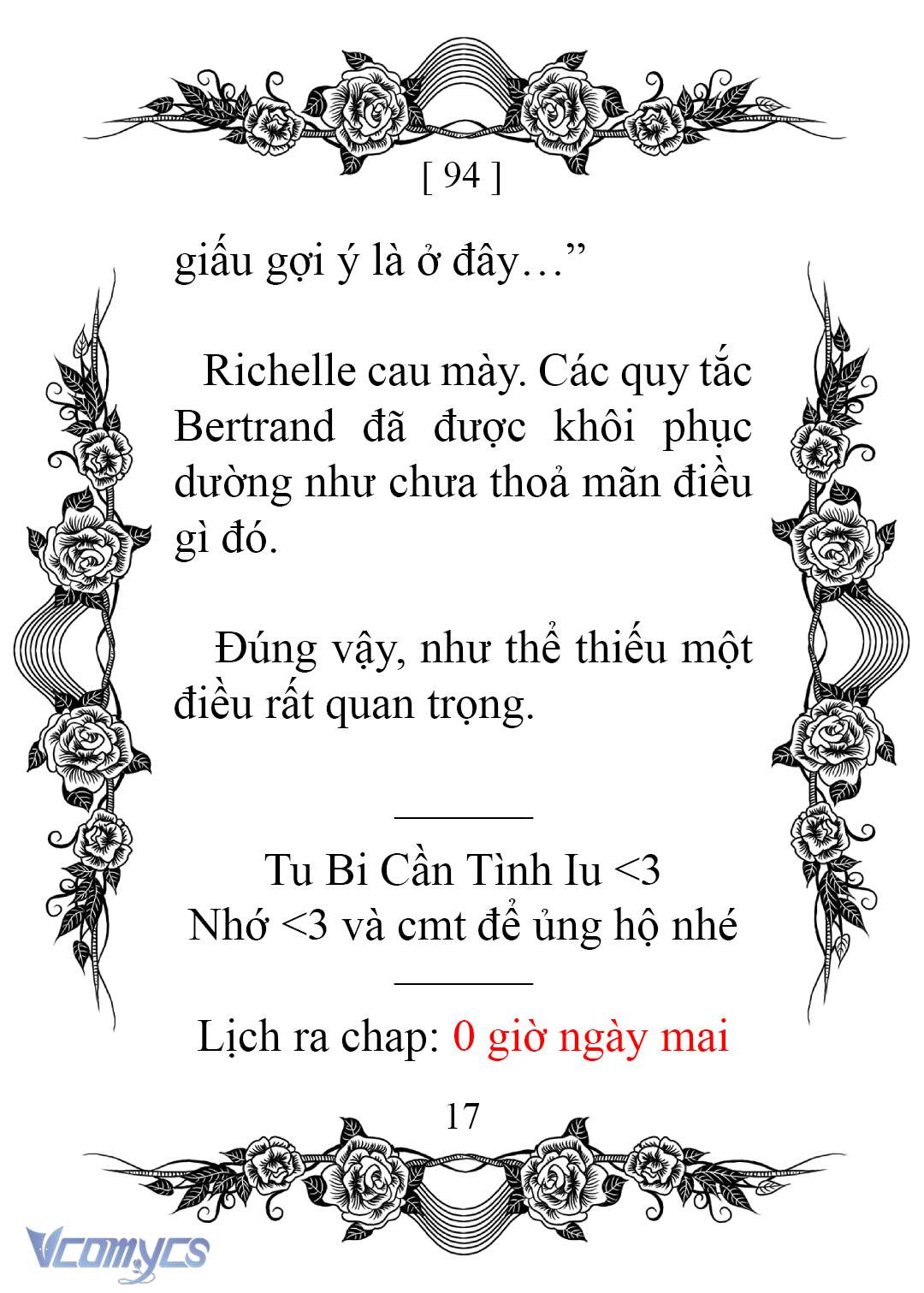 [Novel] Chào Mừng Đến Với Dinh Thự Hoa Hồng Chap 94 - Trang 2