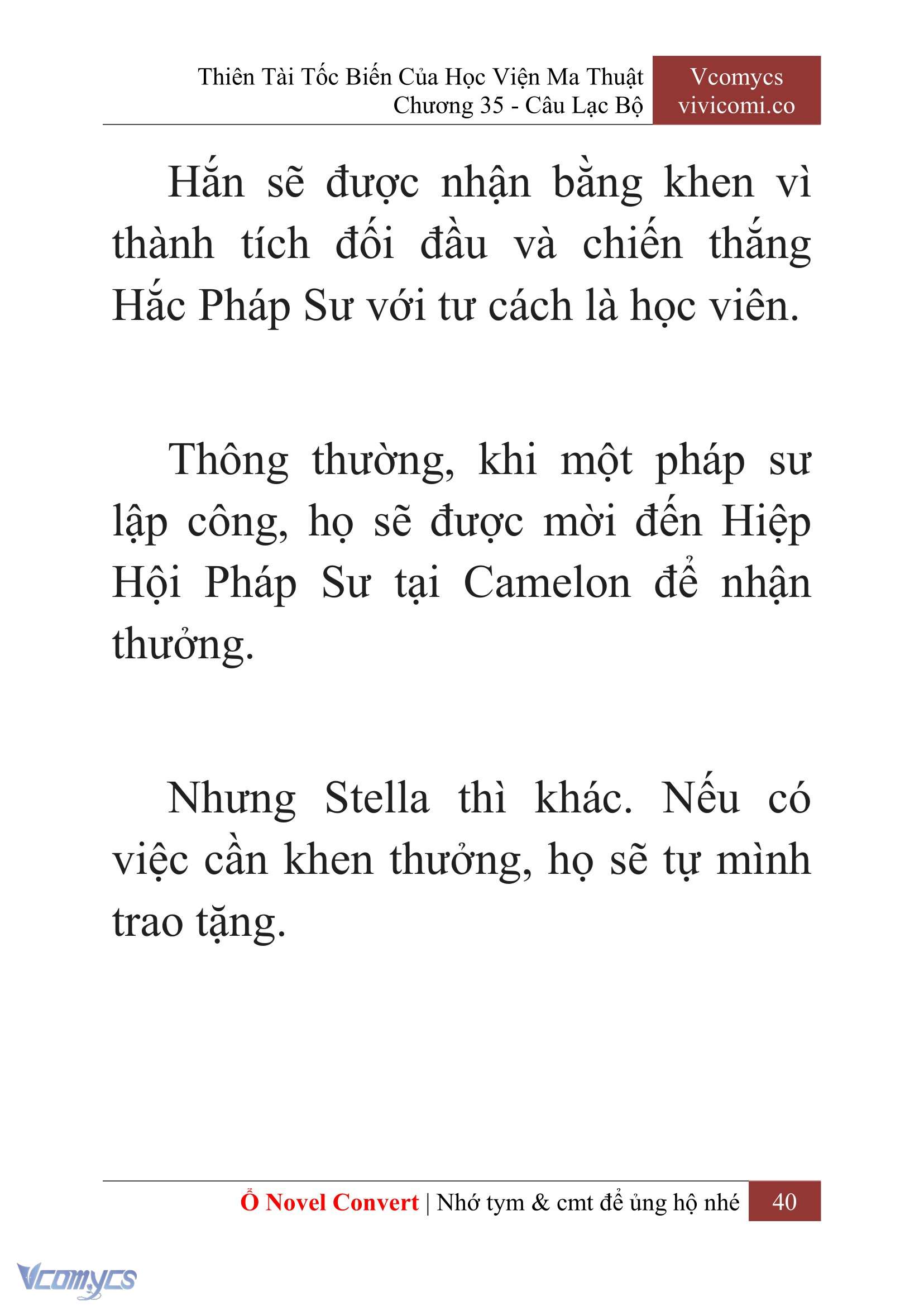 [Novel] Thiên Tài Tốc Biến Của Học Viện Ma Thuật Chap 35 - Next Chap 36
