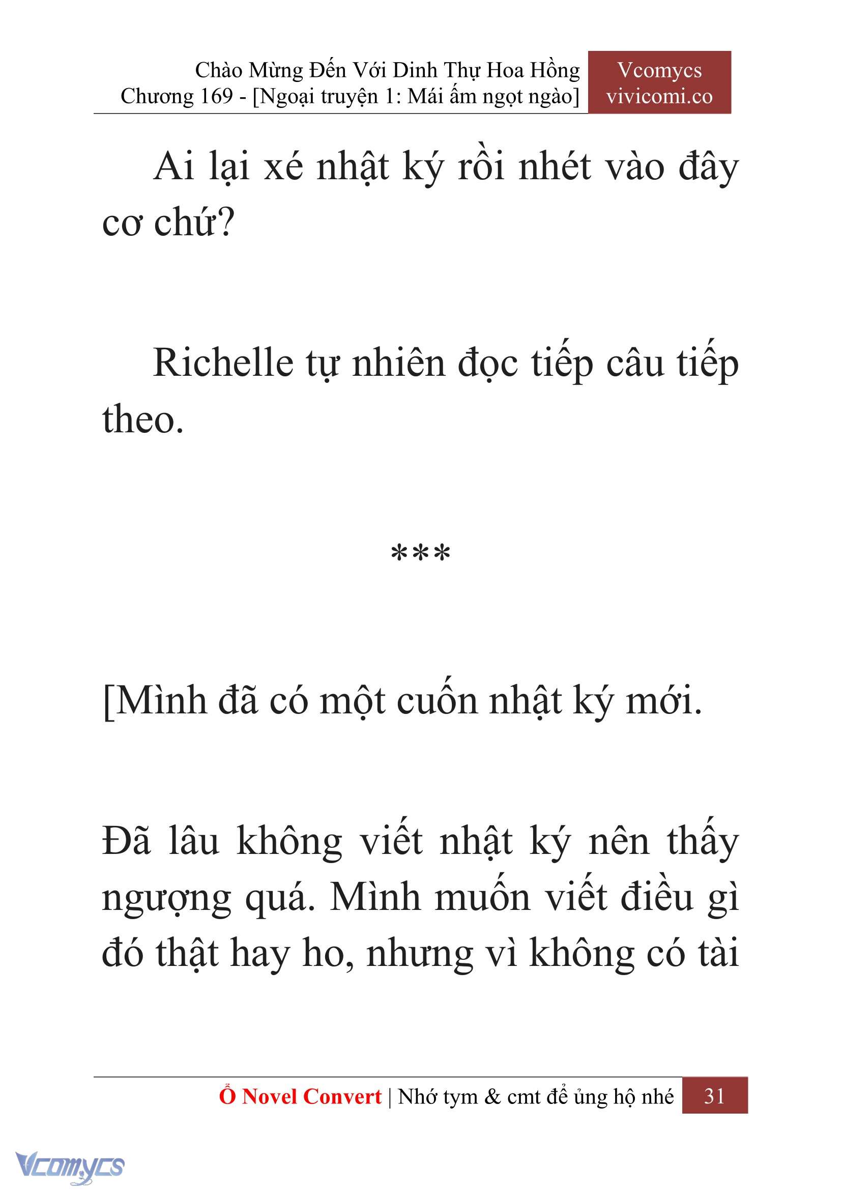 [Novel] Chào Mừng Đến Với Dinh Thự Hoa Hồng Chap 169 - Trang 2