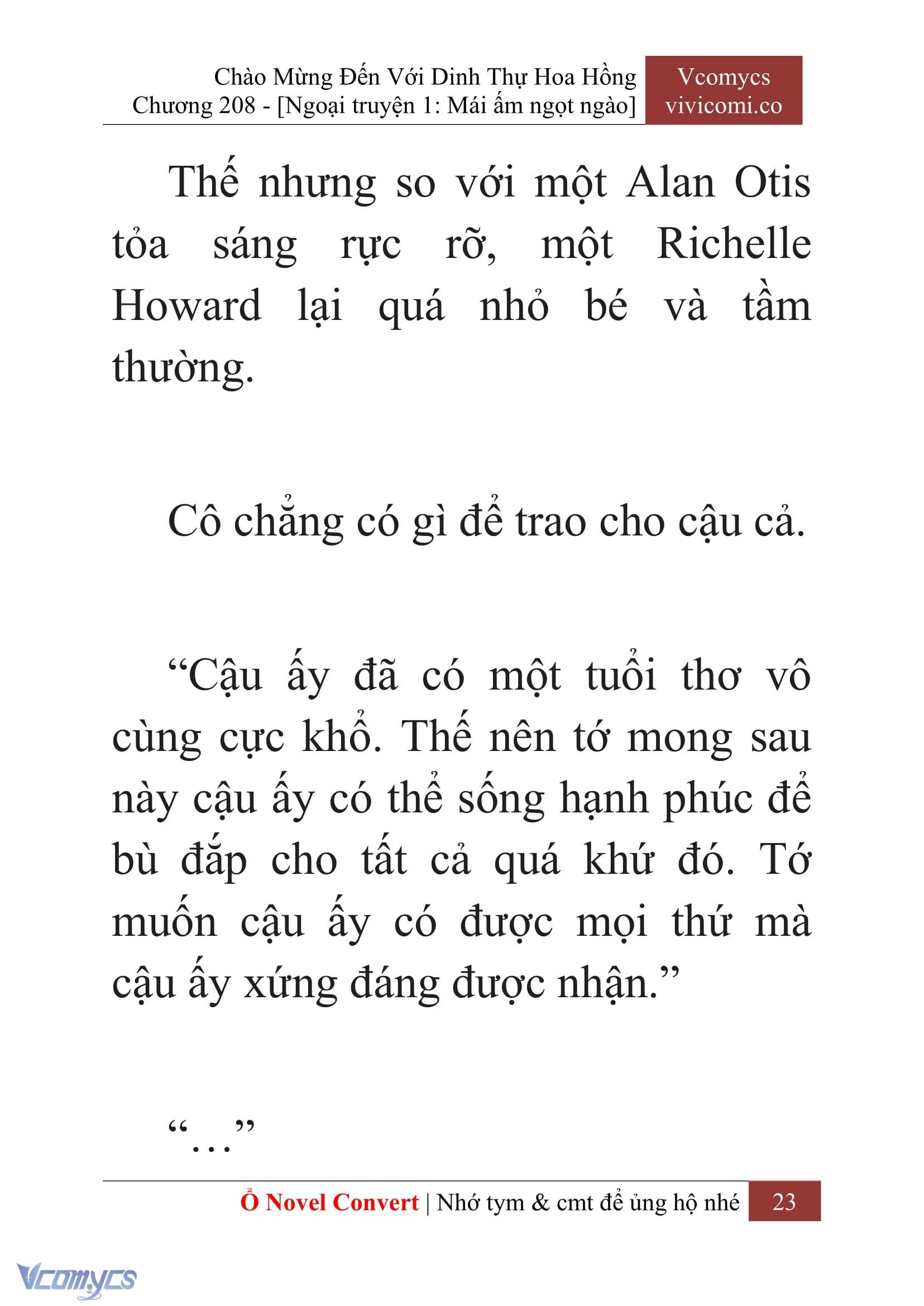 [Novel] Chào Mừng Đến Với Dinh Thự Hoa Hồng Chap 208 - Trang 2