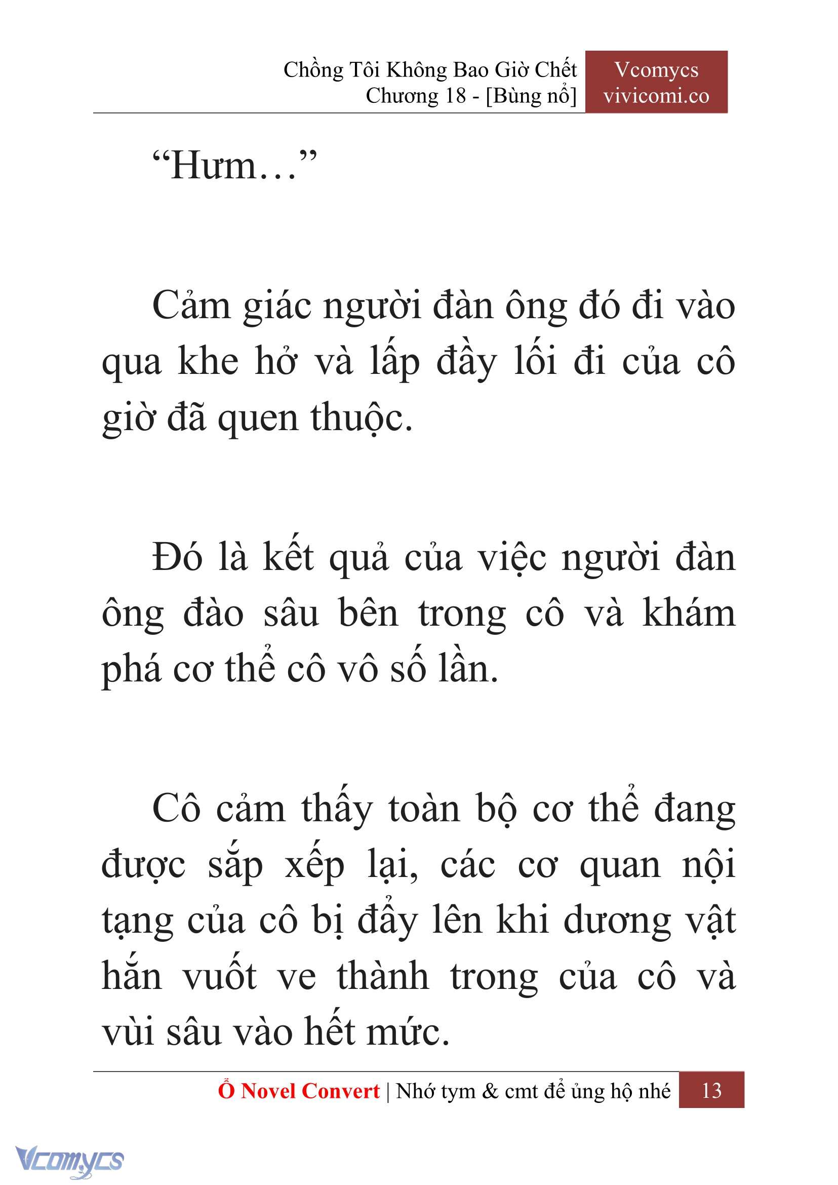 [Novel] Chồng Tôi Không Bao Giờ Chết Chap 18 - Trang 2