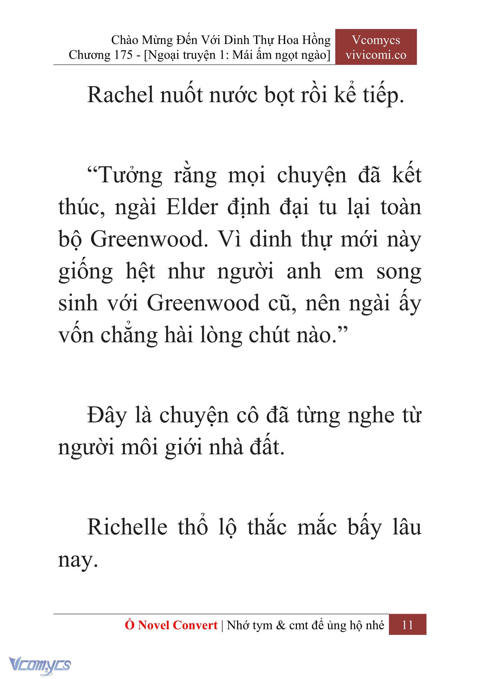 [Novel] Chào Mừng Đến Với Dinh Thự Hoa Hồng Chap 175 - Trang 2