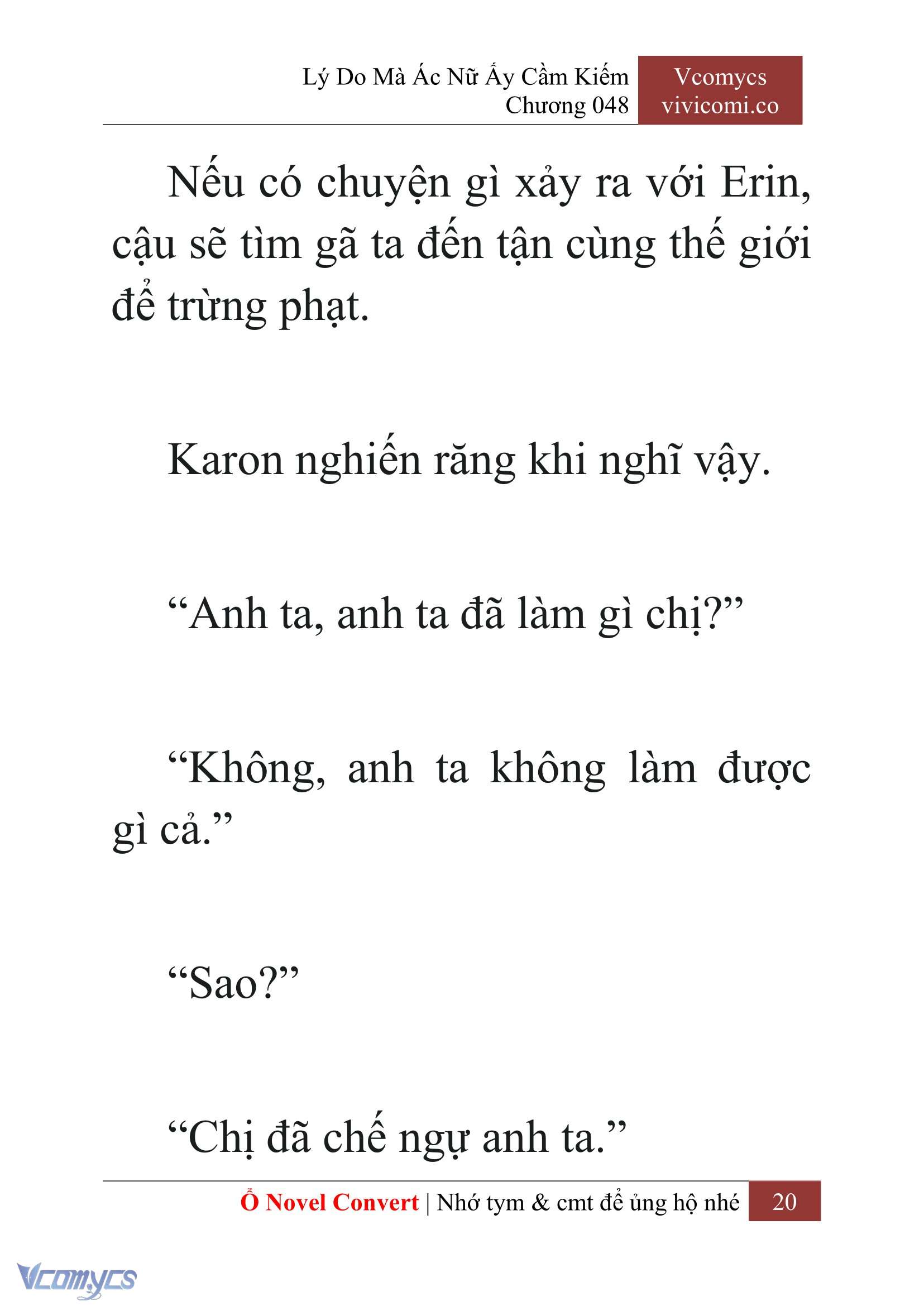 [Novel] Lý Do Mà Ác Nữ Ấy Cầm Kiếm Chap 48 - Trang 2