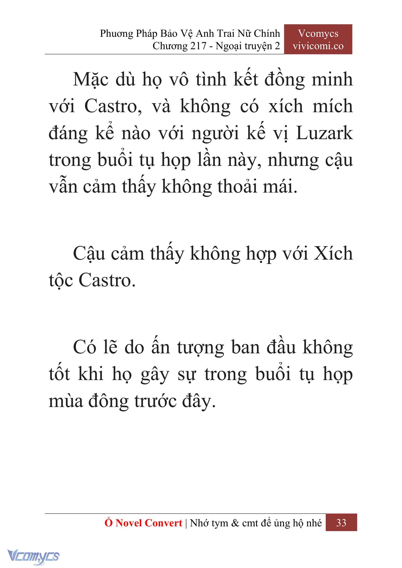 [Novel] Phương Pháp Bảo Vệ Anh Trai Nữ Chính Chap 217 - Trang 2