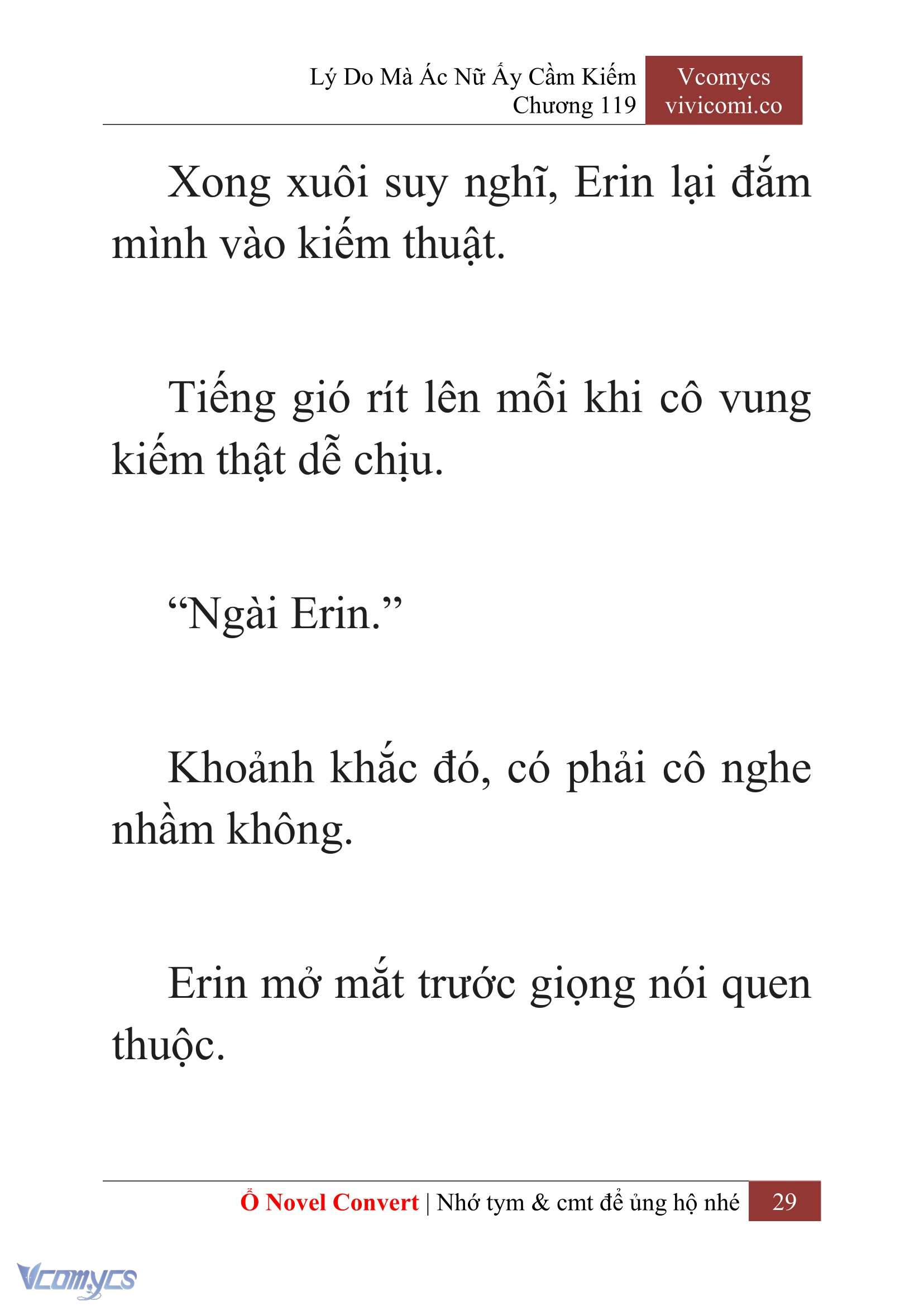 [Novel] Lý Do Mà Ác Nữ Ấy Cầm Kiếm Chap 119 - Trang 2