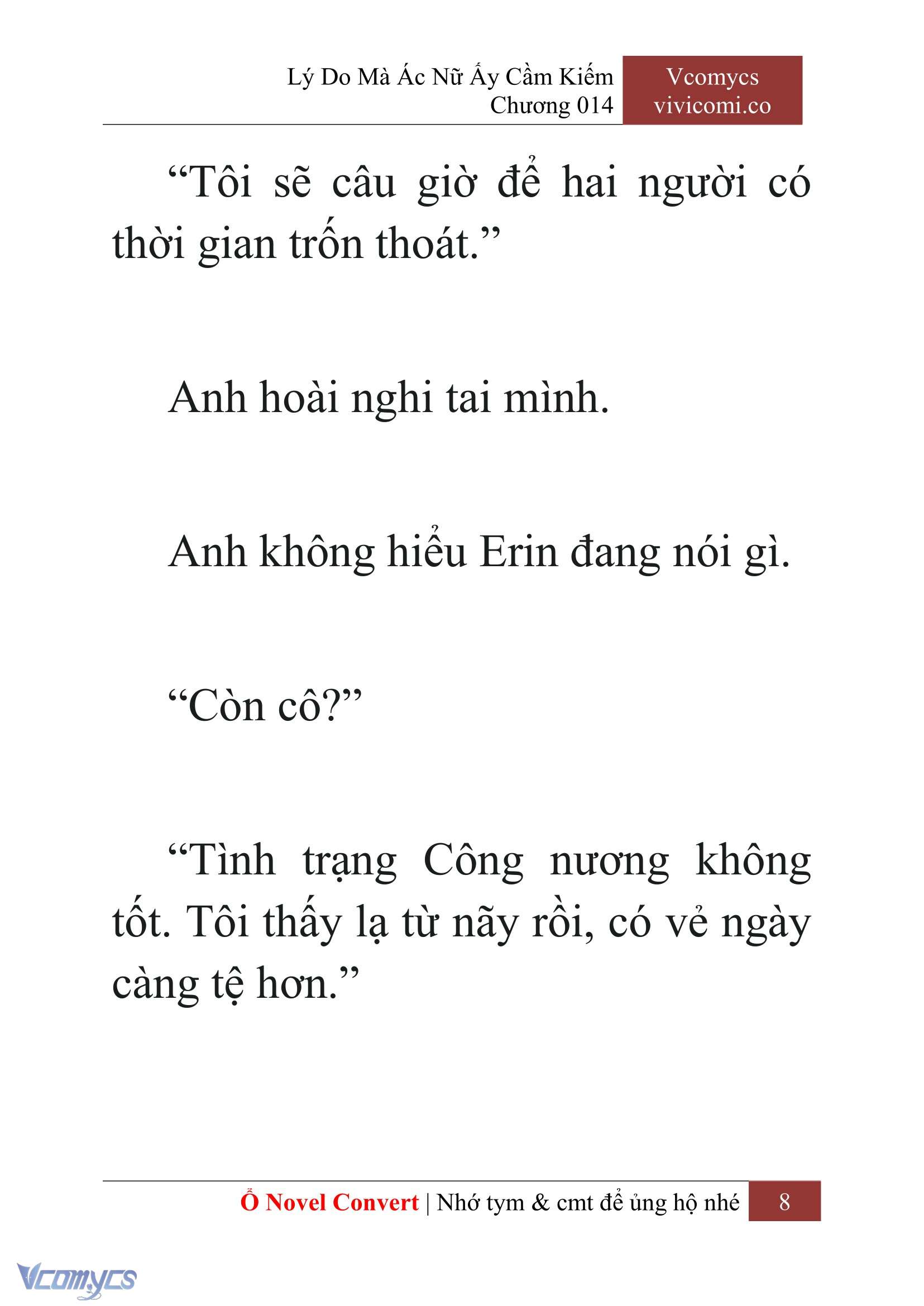 [Novel] Lý Do Mà Ác Nữ Ấy Cầm Kiếm Chap 14 - Trang 2