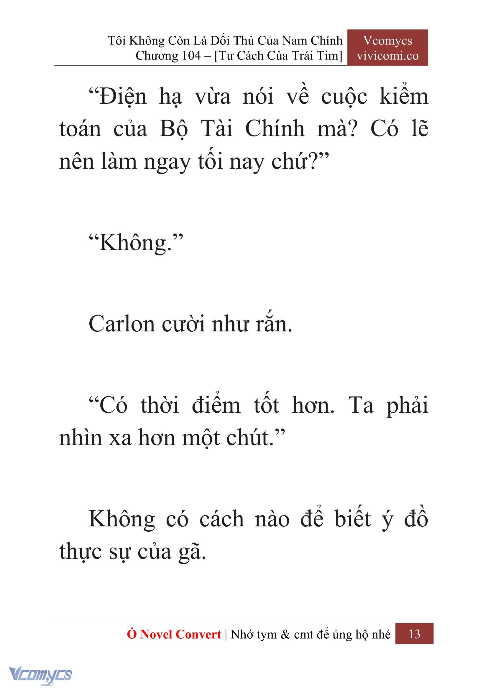 [Novel] Tôi Không Còn Là Đối Thủ Của Nam Chính Chap 104 - Trang 2