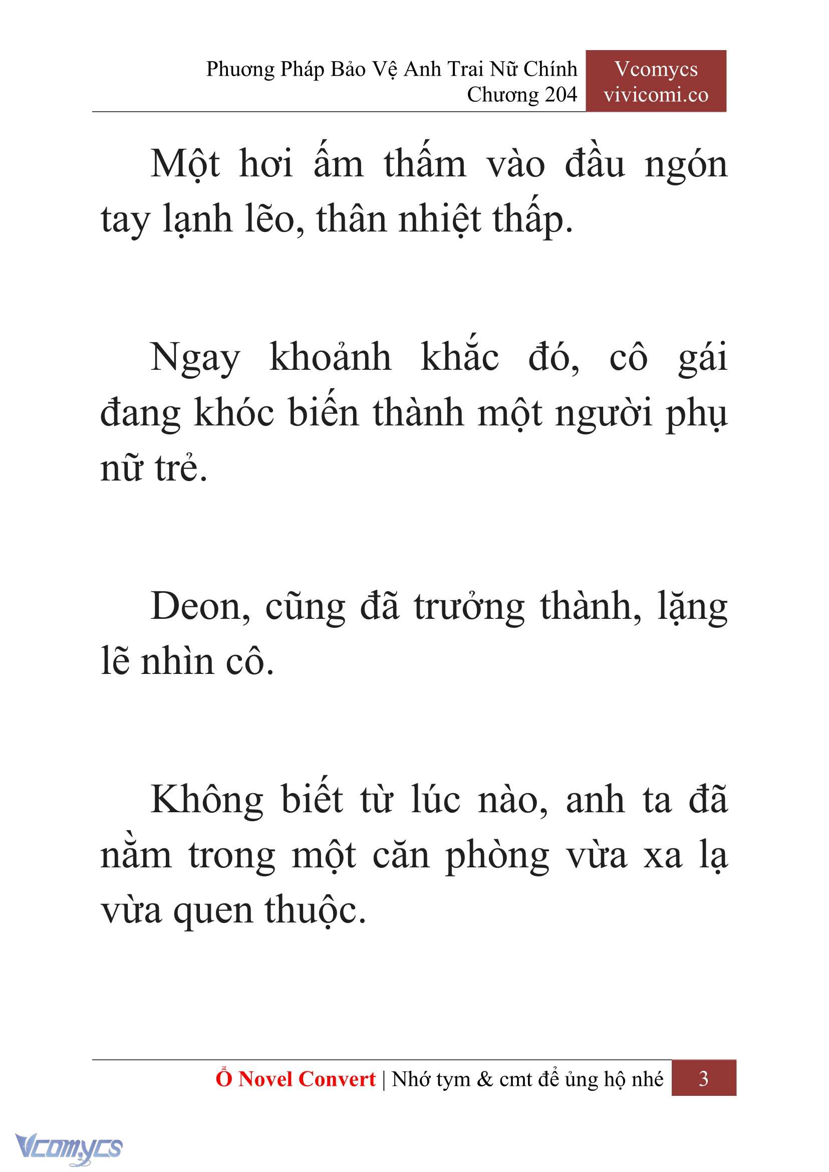 [Novel] Phương Pháp Bảo Vệ Anh Trai Nữ Chính Chap 204 - Trang 2