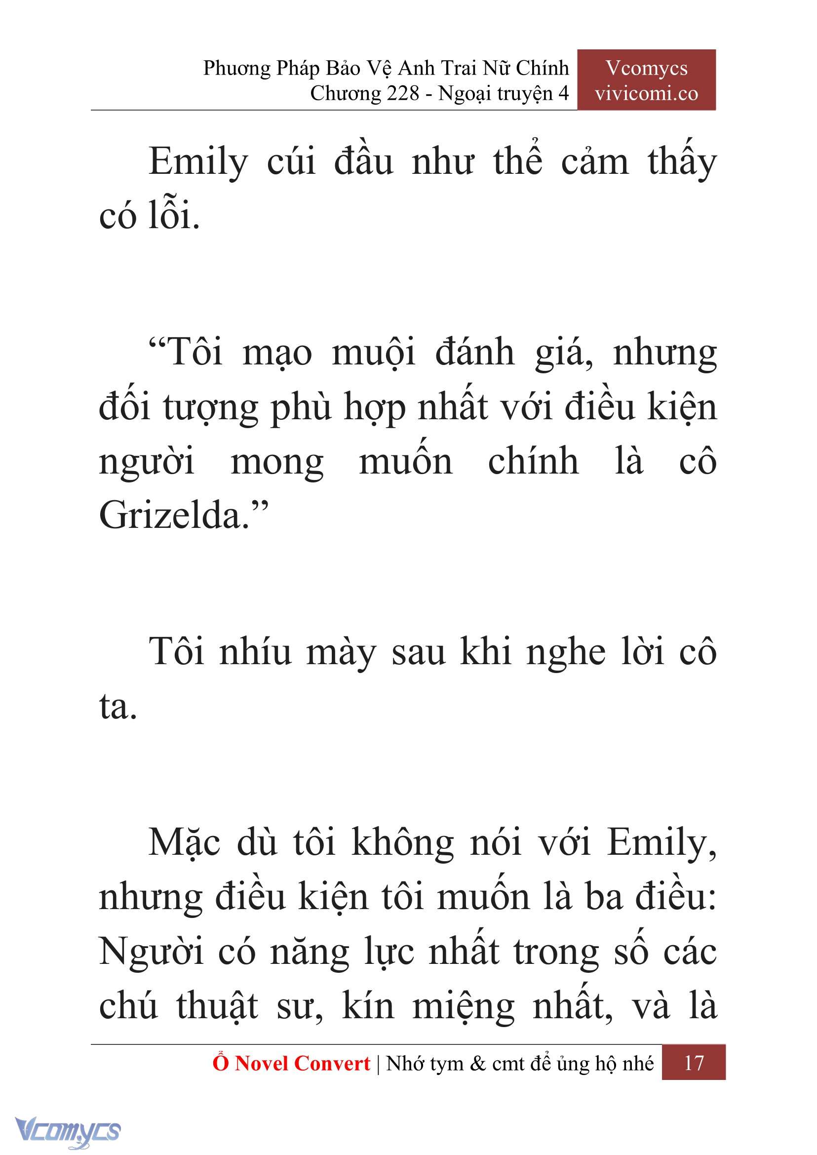 [Novel] Phương Pháp Bảo Vệ Anh Trai Nữ Chính Chap 228 - Trang 2