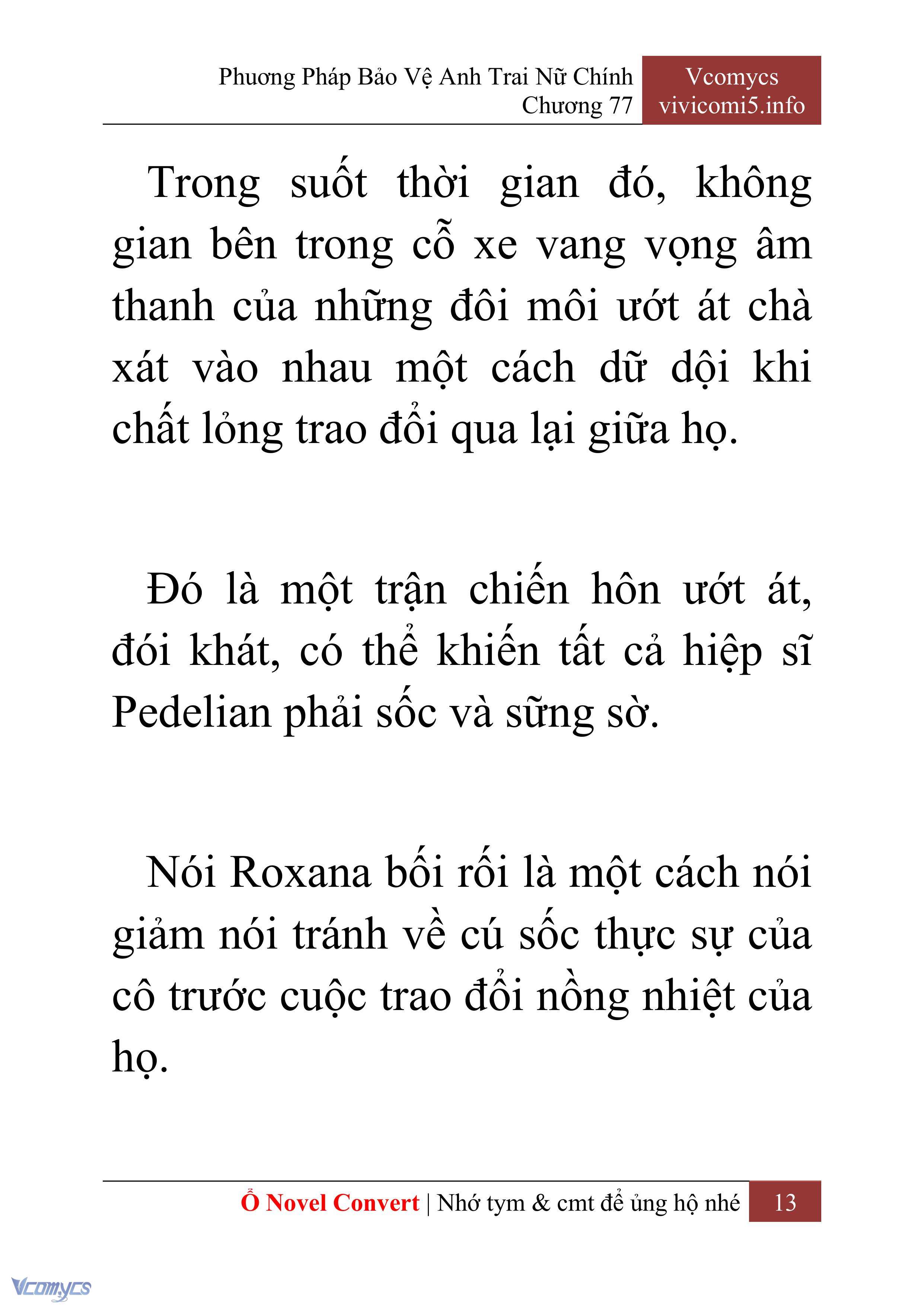 [Novel] Phương Pháp Bảo Vệ Anh Trai Nữ Chính Chap 77 - Trang 2