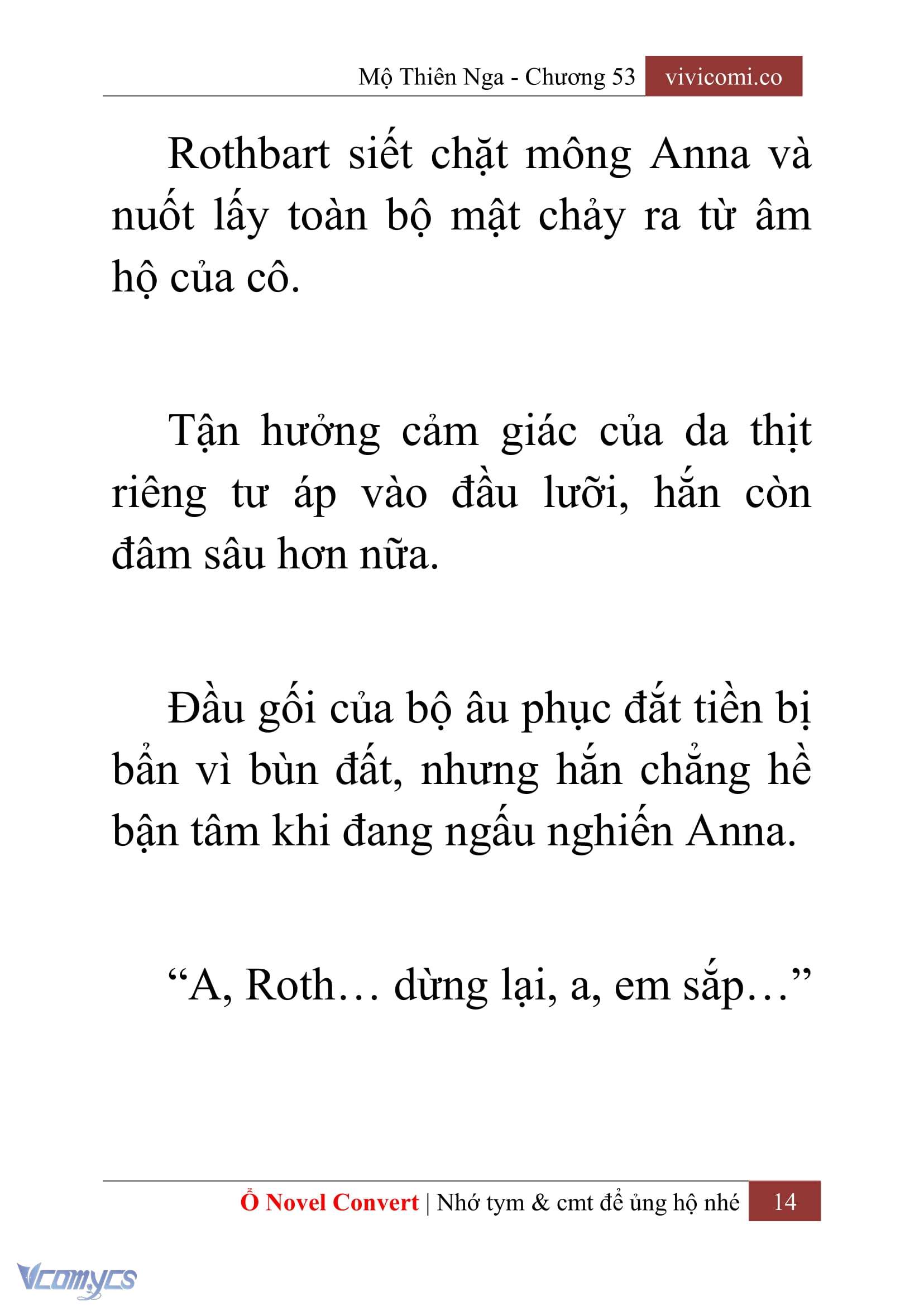 [Novel] Mộ Thiên Nga Chap 53 - Next 