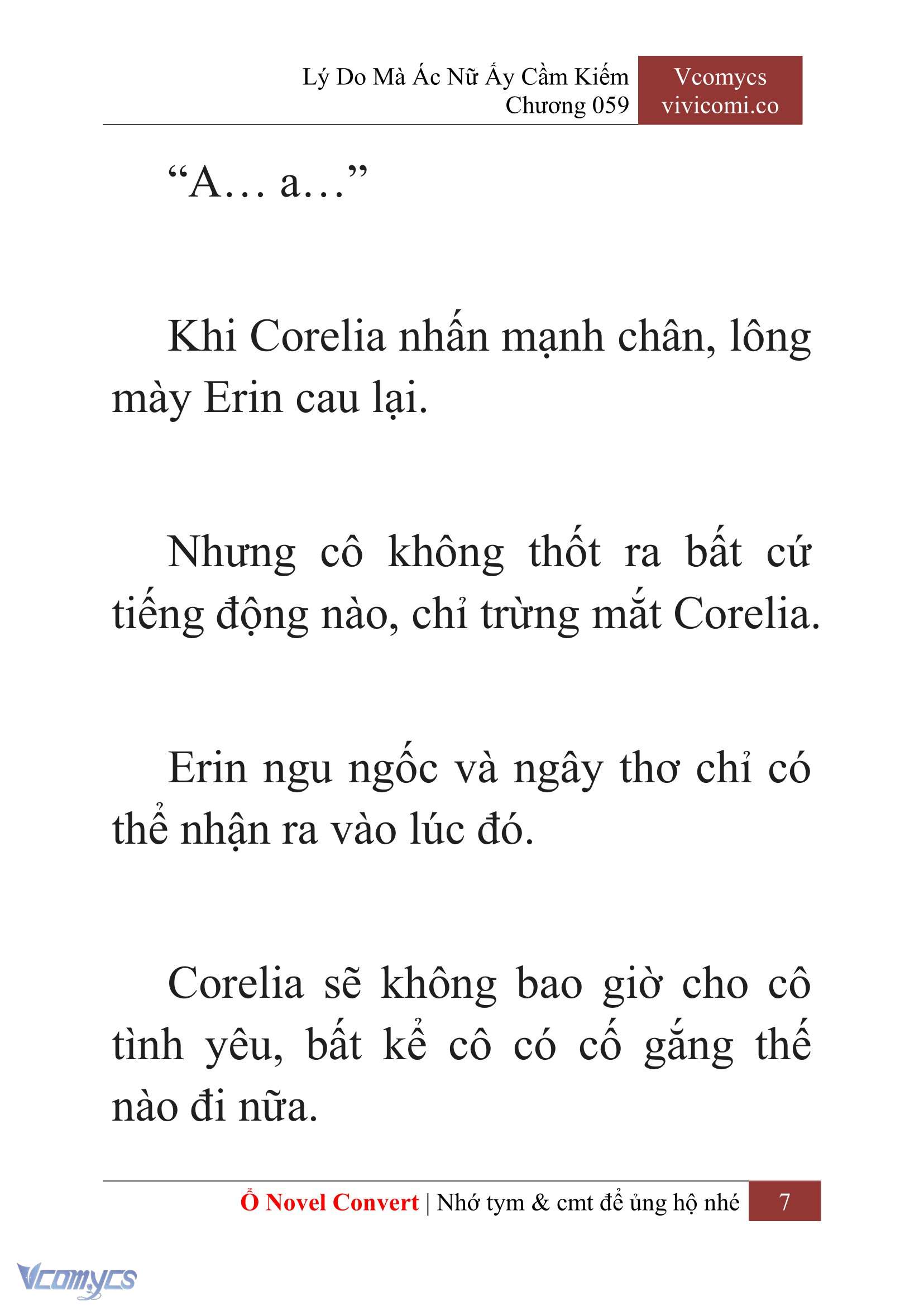[Novel] Lý Do Mà Ác Nữ Ấy Cầm Kiếm Chap 59 - Trang 2