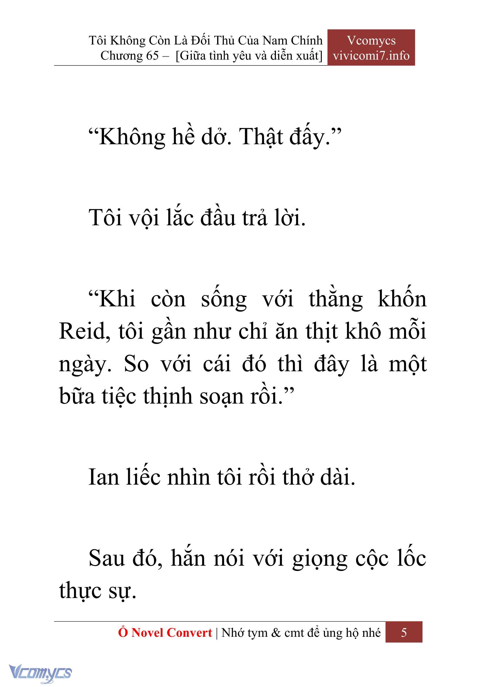 [Novel] Tôi Không Còn Là Đối Thủ Của Nam Chính Chap 65 - Trang 2