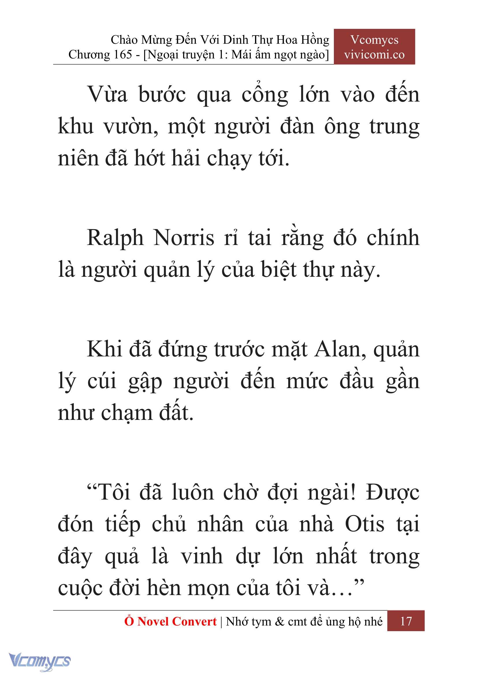 [Novel] Chào Mừng Đến Với Dinh Thự Hoa Hồng Chap 165 - Trang 2