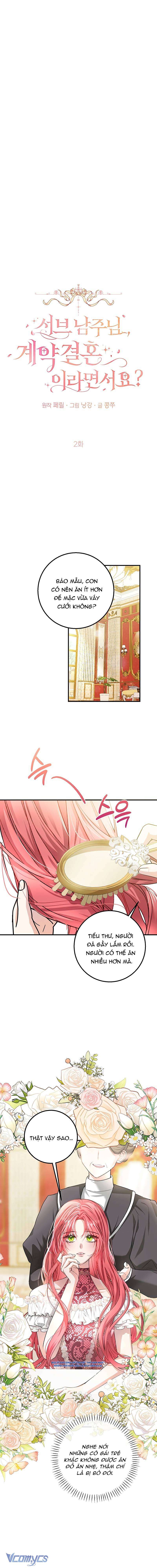 Nam Phụ À, Anh Nói Đó Chỉ Là Hôn Nhân Hợp Đồng Thôi Mà? Chap 2 - Trang 2