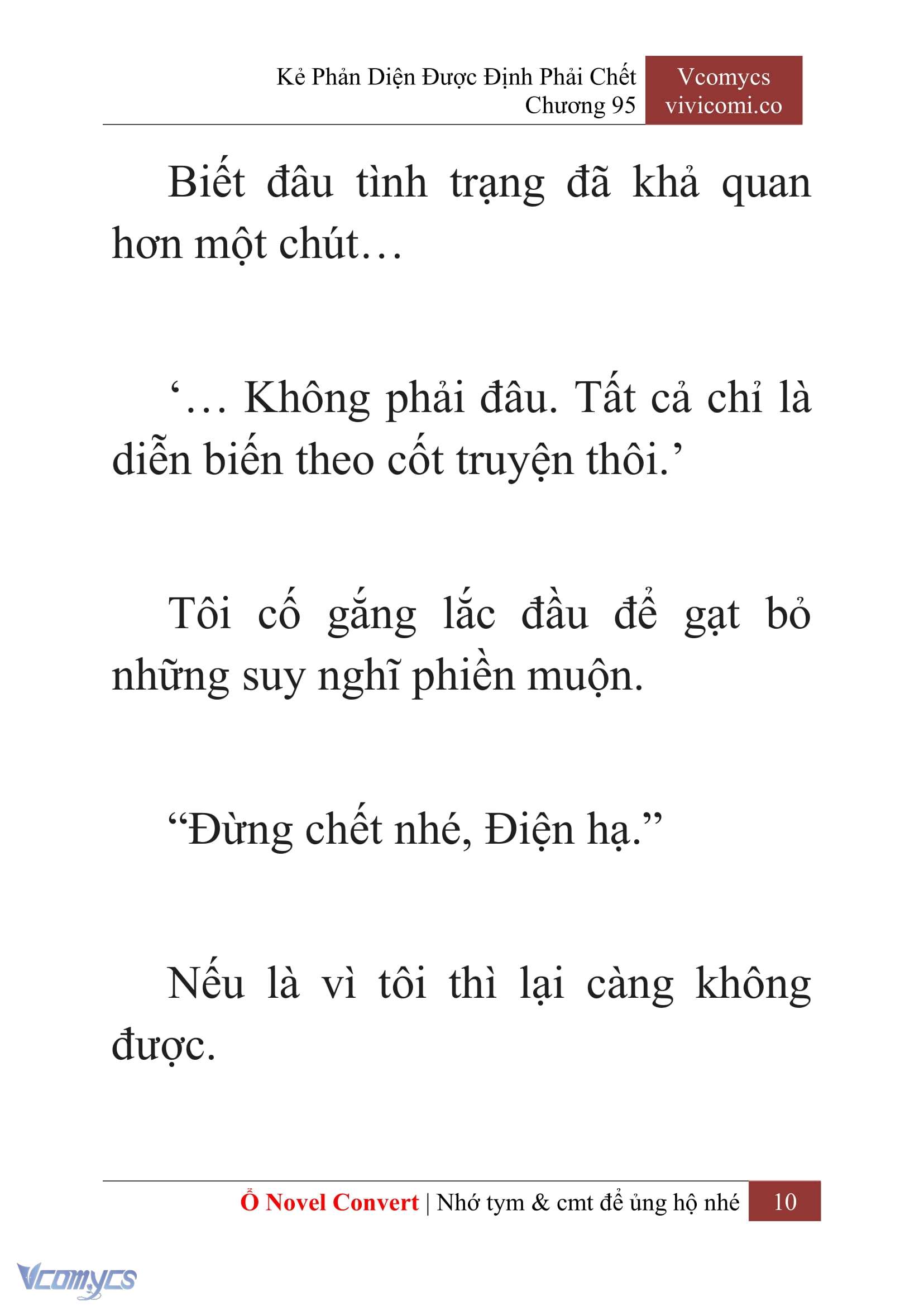 [Novel] Kẻ Phản Diện Được Định Phải Chết Chap 95 - Trang 2