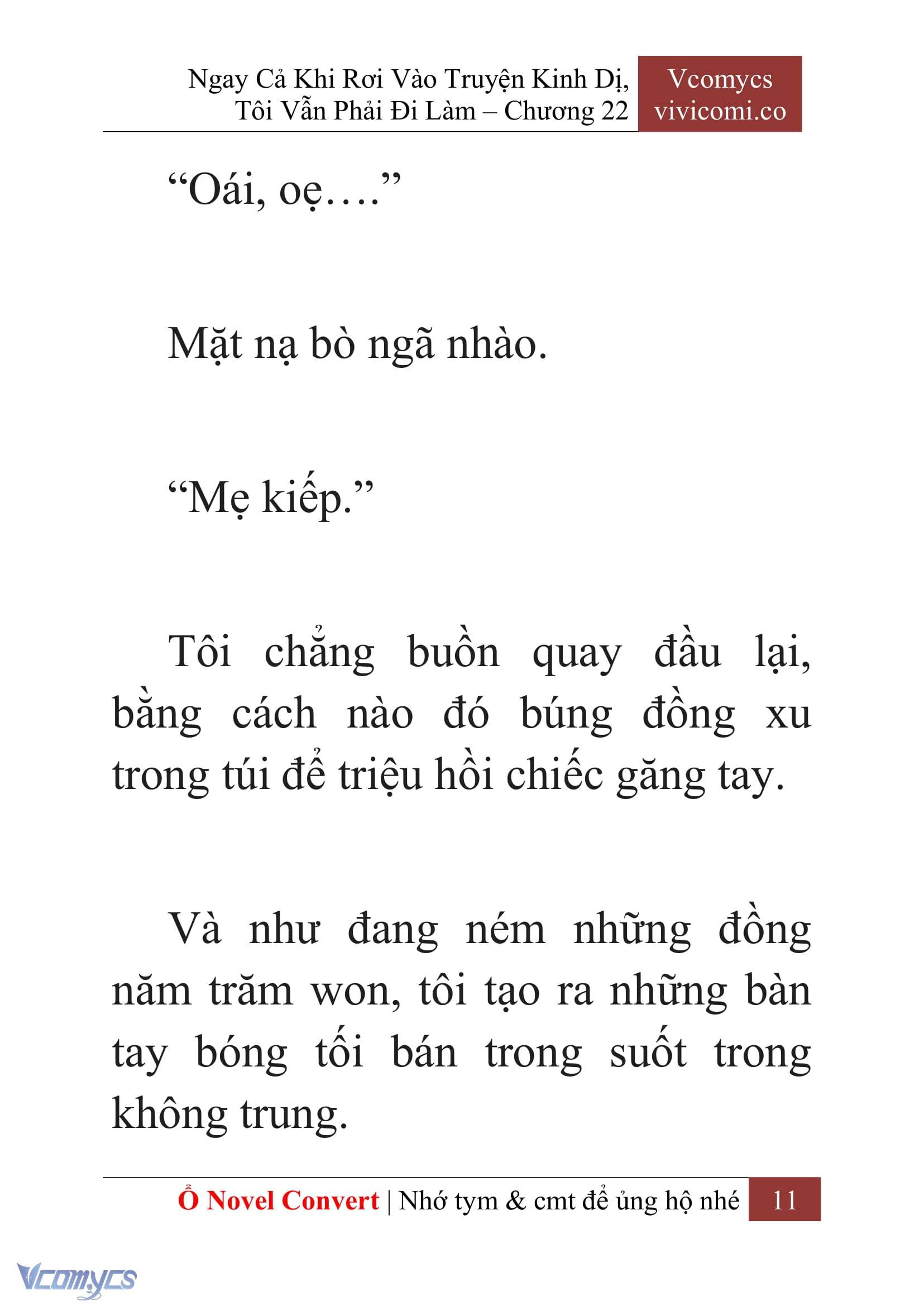 [Novel] Ngay Cả Khi Rơi Vào Truyện Kinh Dị, Tôi Vẫn Phải Đi Làm Chap 22 - Trang 2