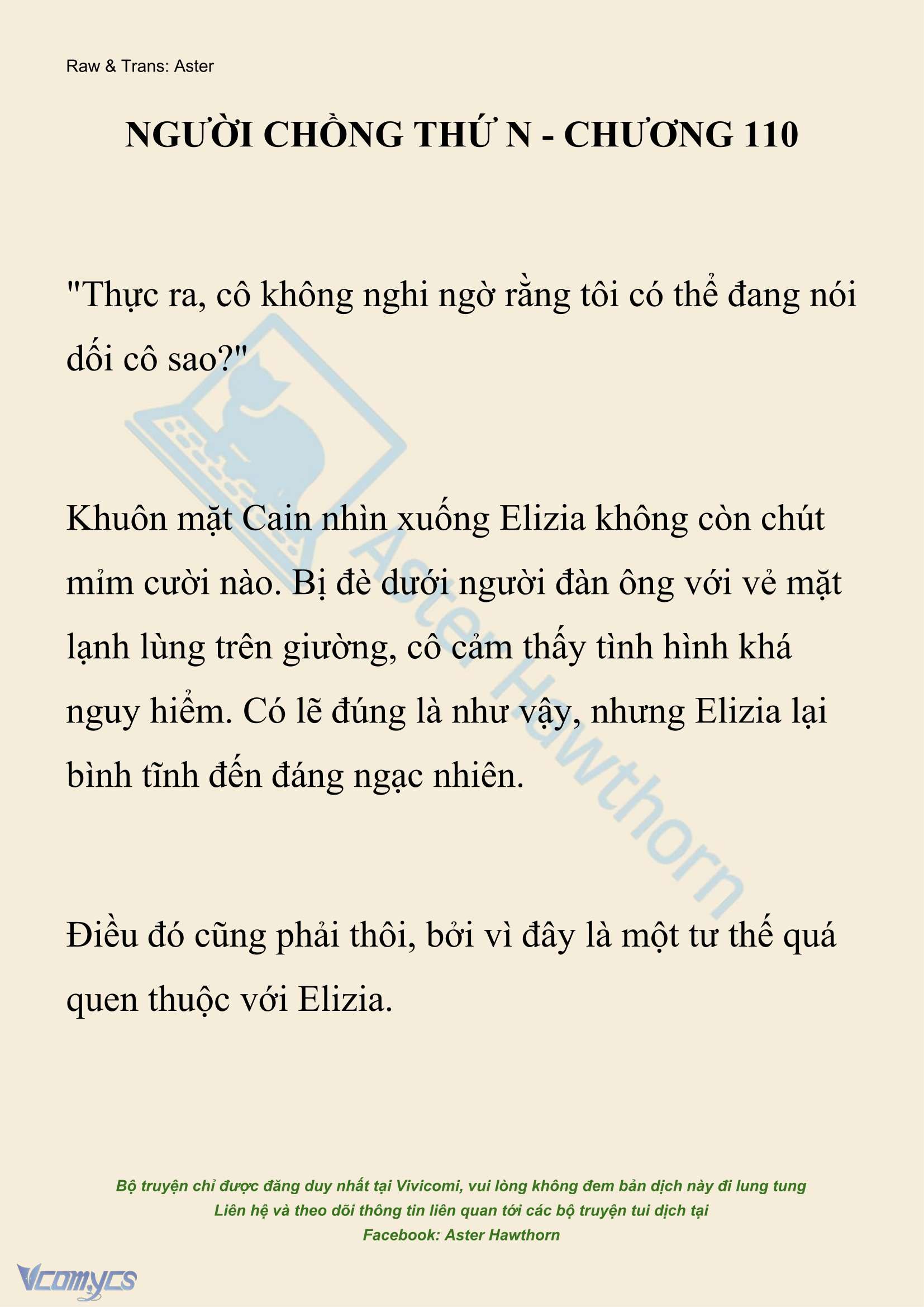 [NOVEL] Người Chồng Thứ N Chap 110 - Next 