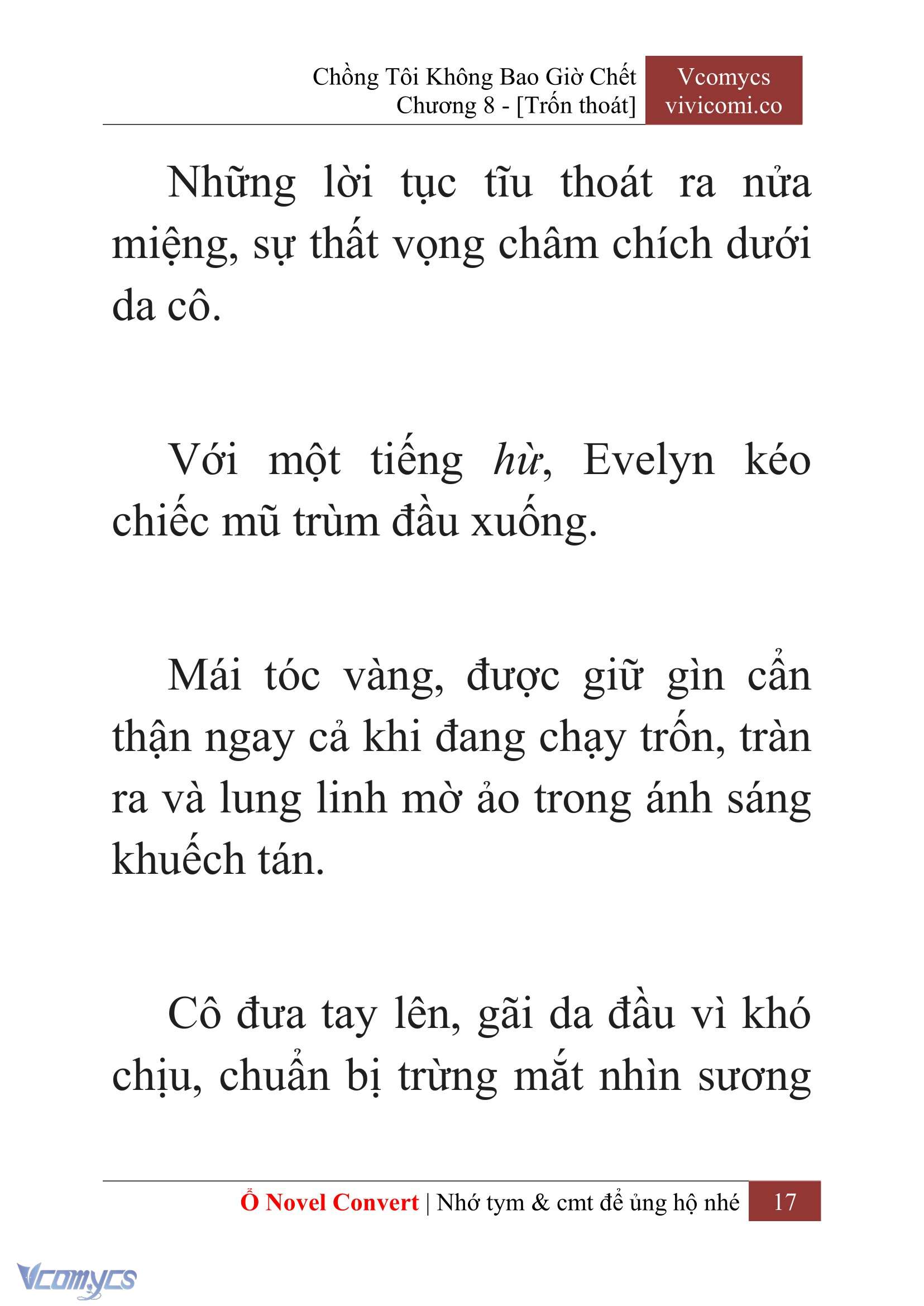 [Novel] Chồng Tôi Không Bao Giờ Chết Chap 8 - Trang 2