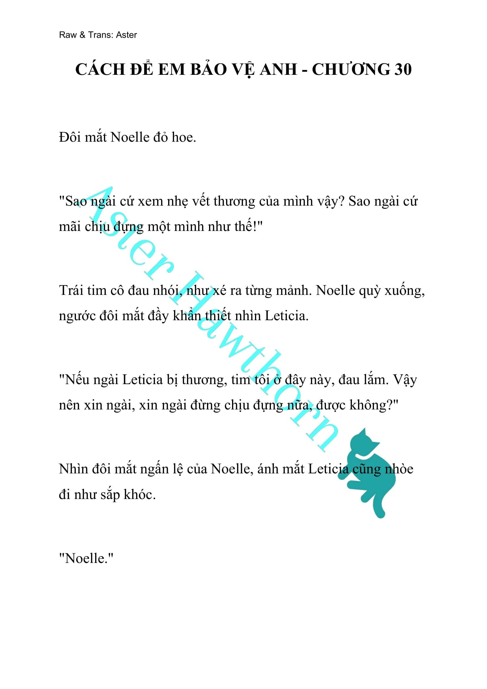 [NOVEL] Cách Để Em Bảo Vệ Anh Chap 30 - Trang 2