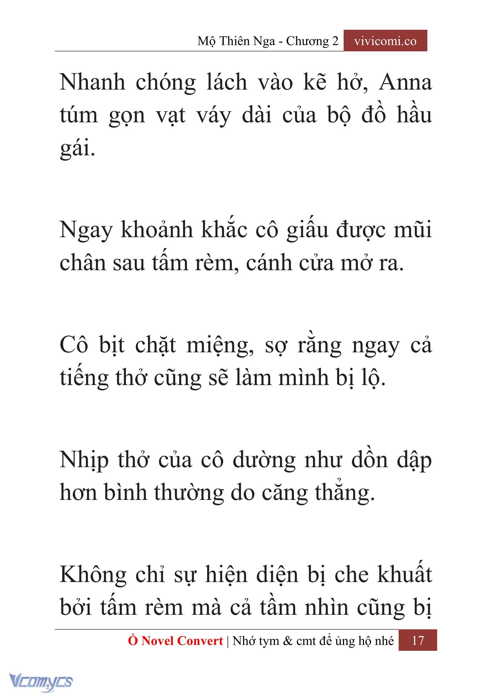 [Novel] Mộ Thiên Nga Chap 2 - Trang 2