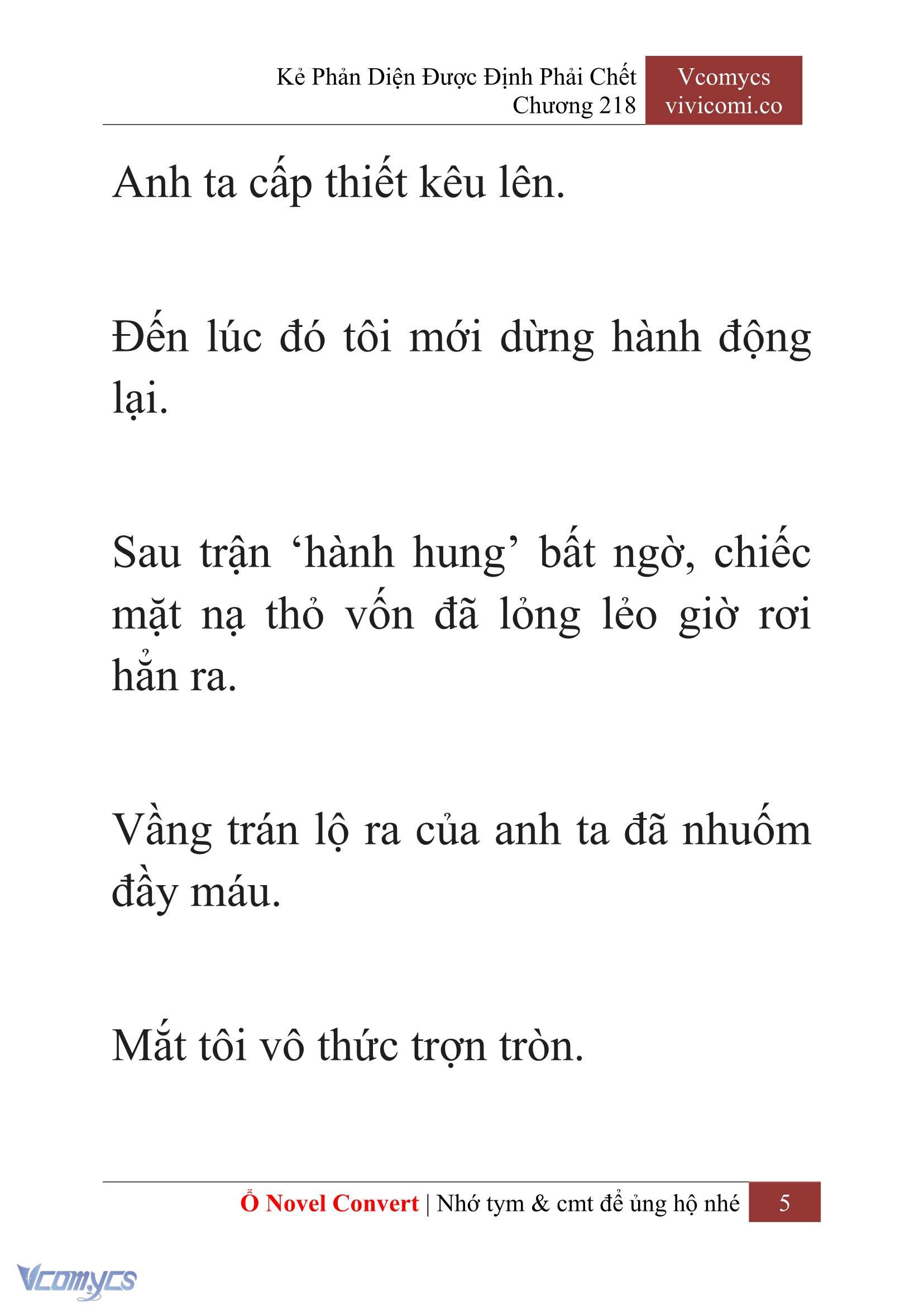 [Novel] Kẻ Phản Diện Được Định Phải Chết Chap 218 - Trang 2