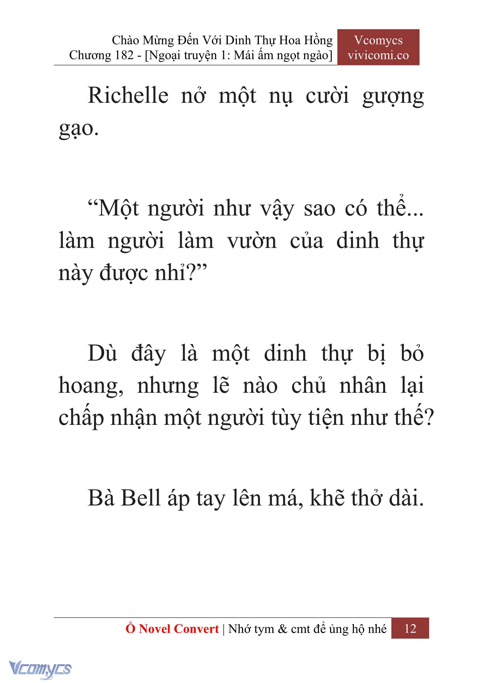 [Novel] Chào Mừng Đến Với Dinh Thự Hoa Hồng Chap 182 - Trang 2